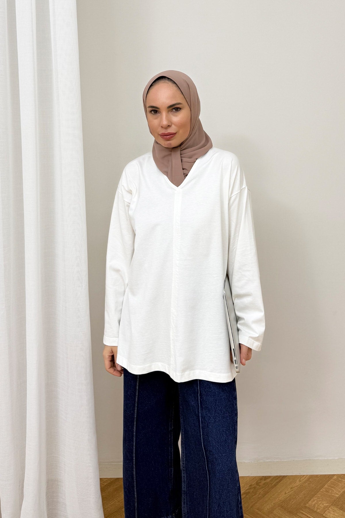 Basic İki İplik Tunik 79-7037