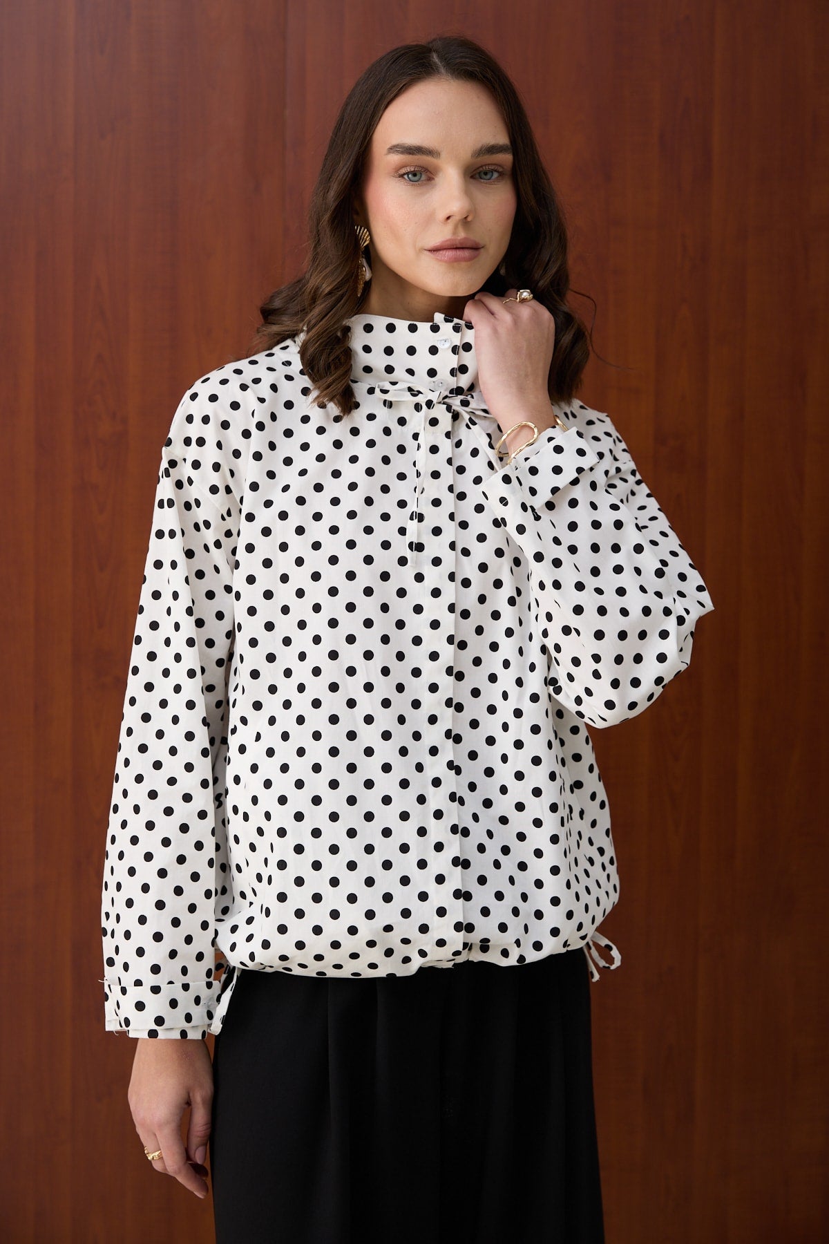 Puantiye Poplin Kap 32-2818