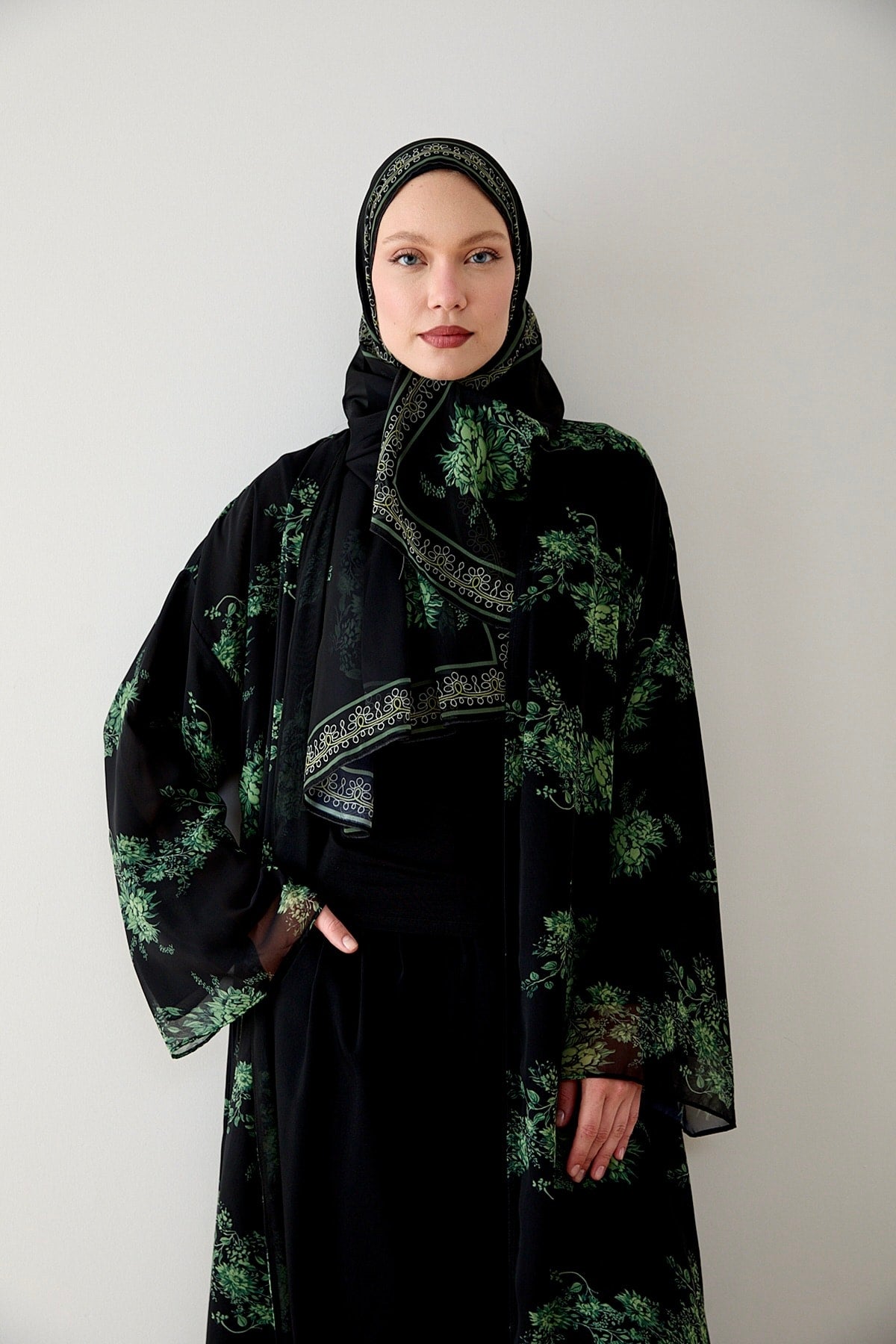 Abaya Şal Takım 12-39101
