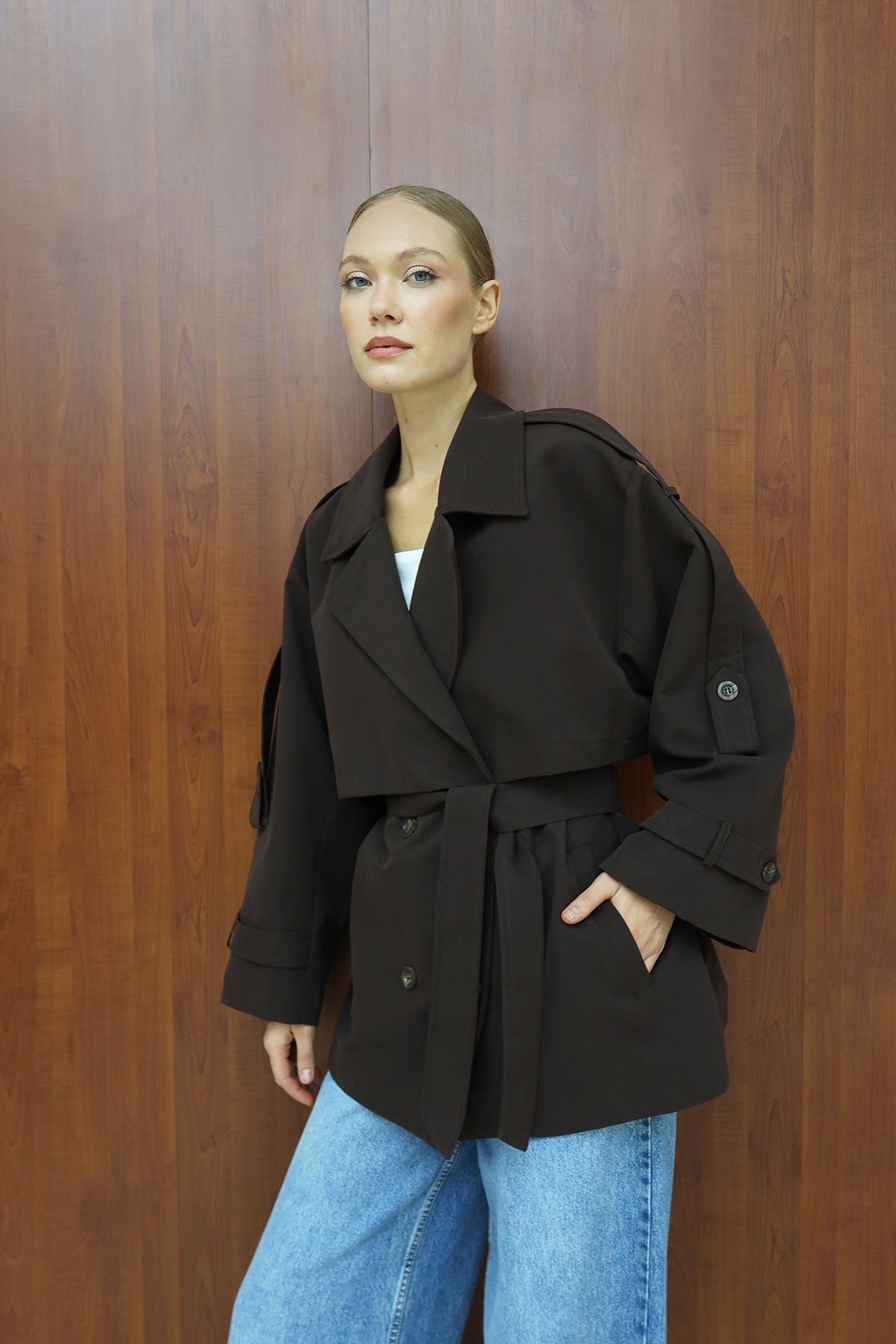 Kısa Oversize Trench 12-70164
