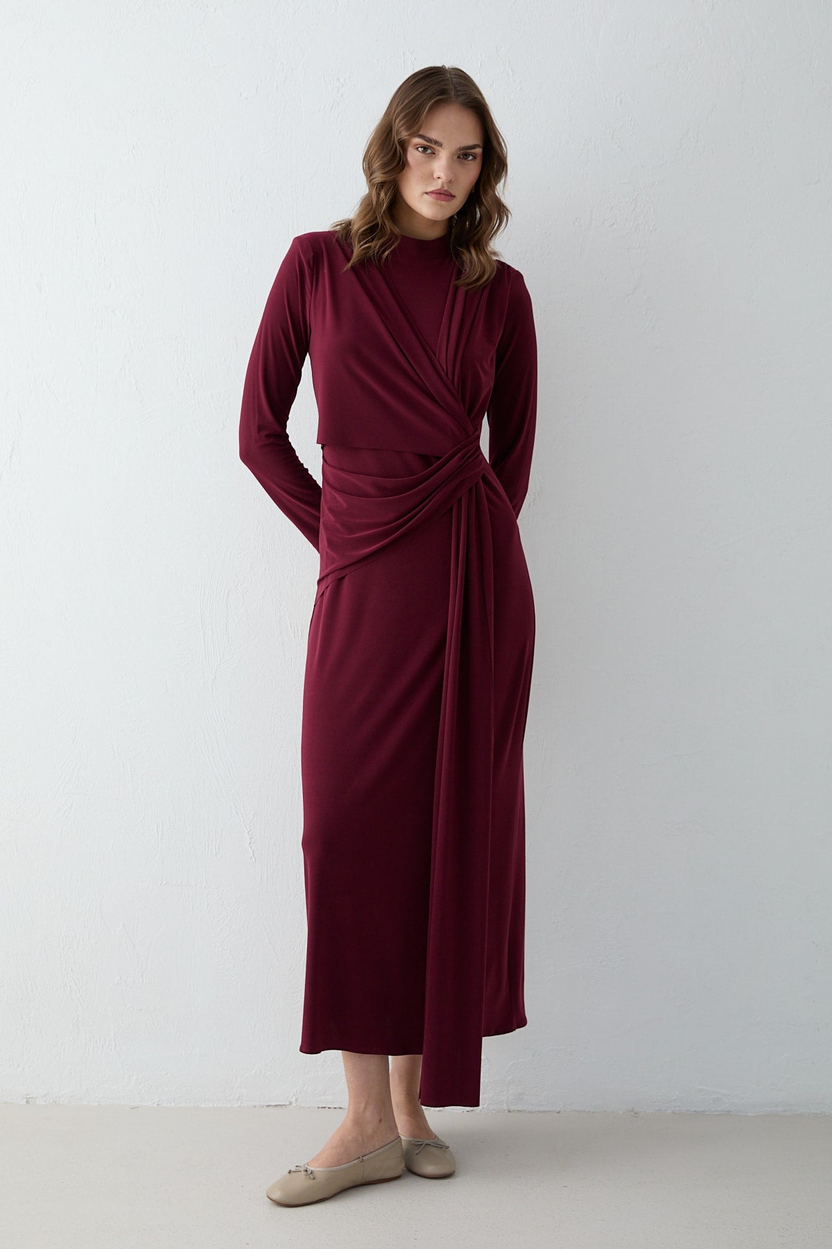 Detaylı Elbise 32-2697