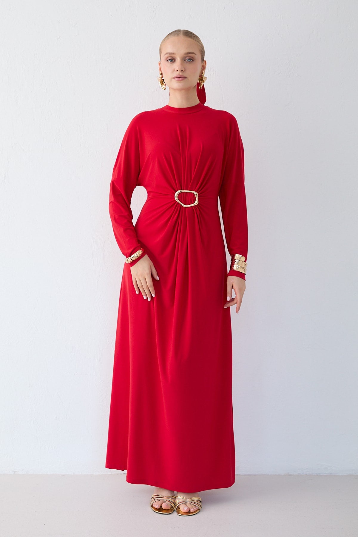 Sandy Tokalı Elbise 68-6220