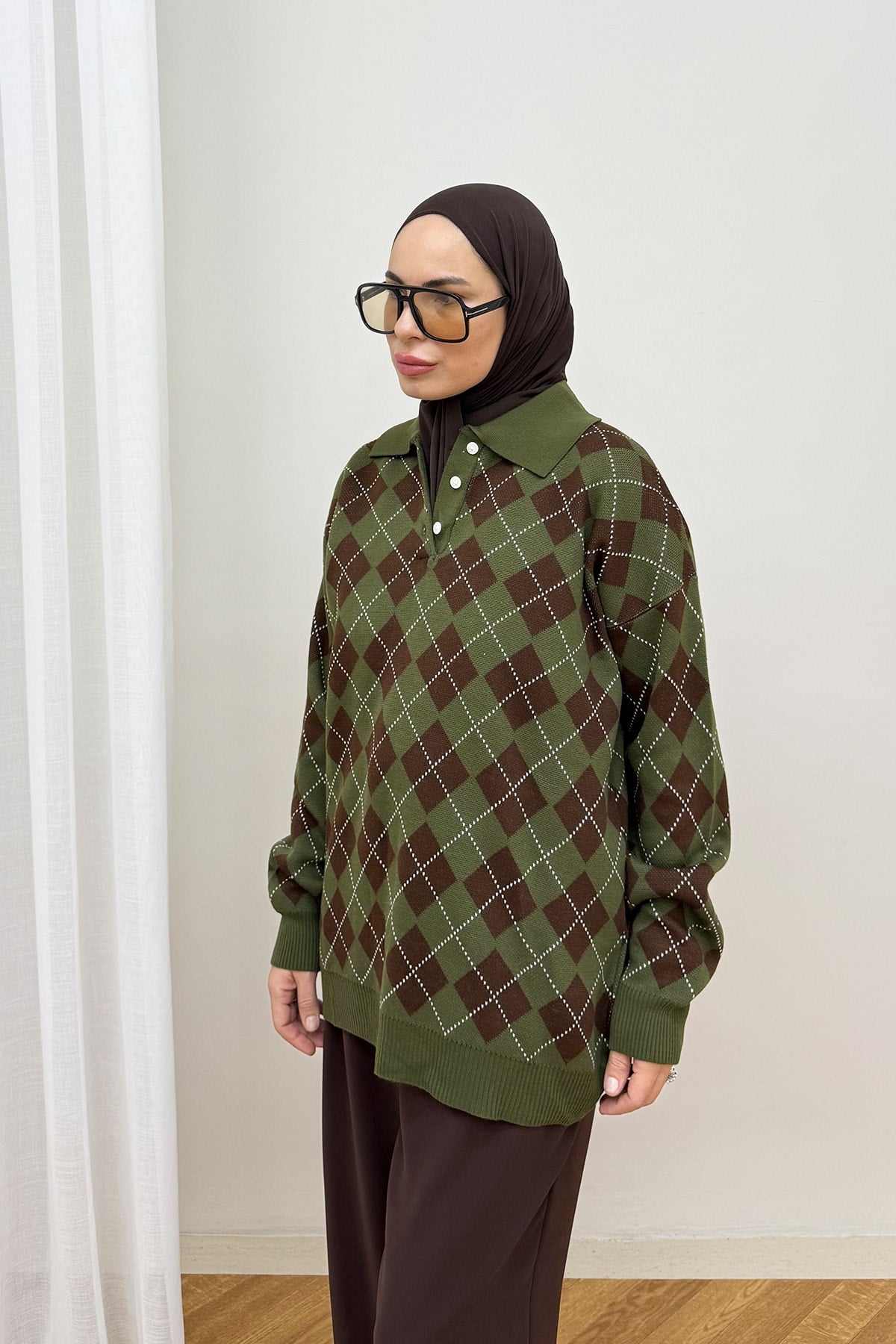 Desenli Triko Kazak 87-25790