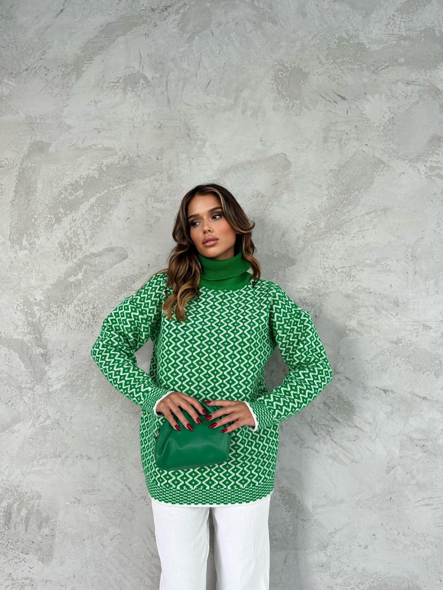Dama Desen İpek Kazak