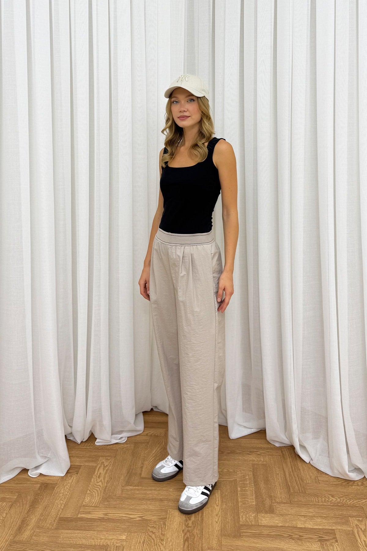 Lastik Detaylı Pantolon 32-2736-1