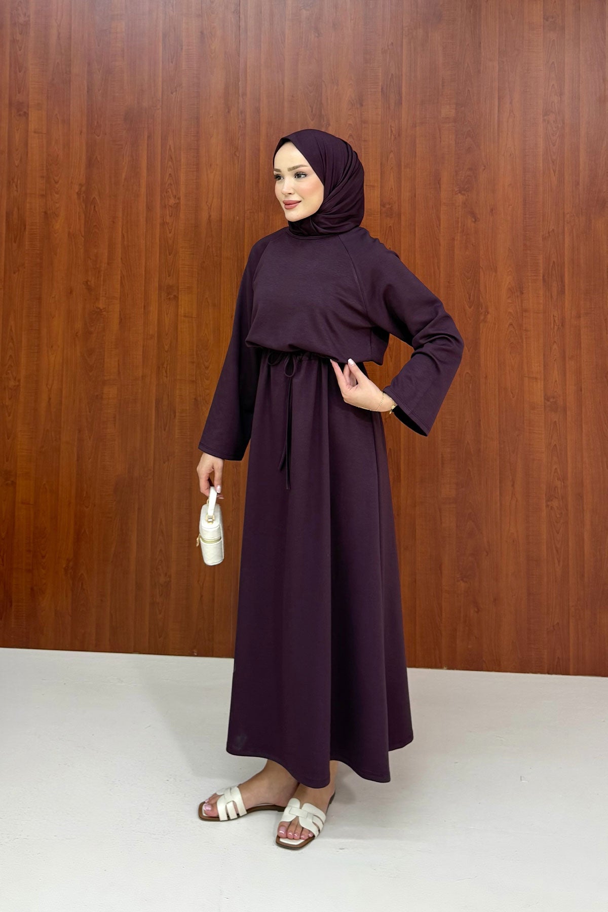 Örme Modal Elbise 68-6600