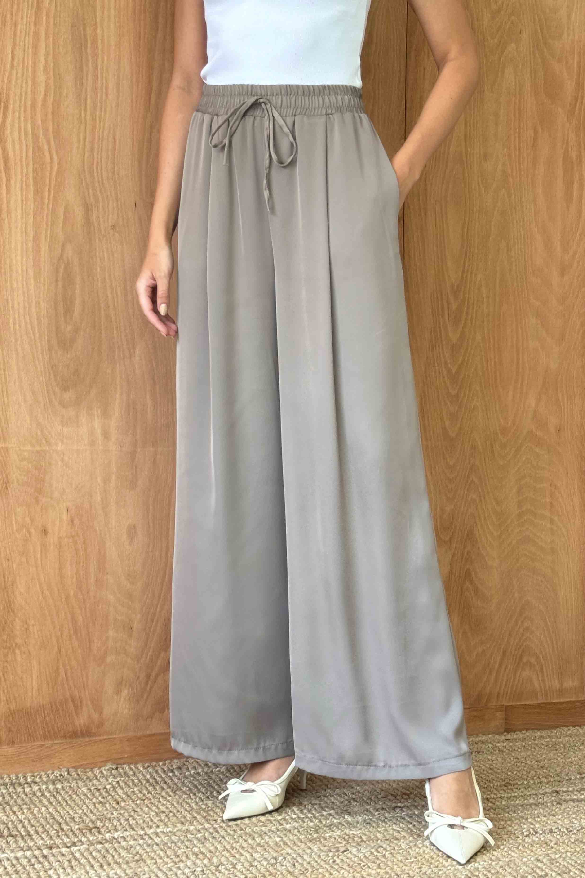 Saten Pantolon 32-3812
