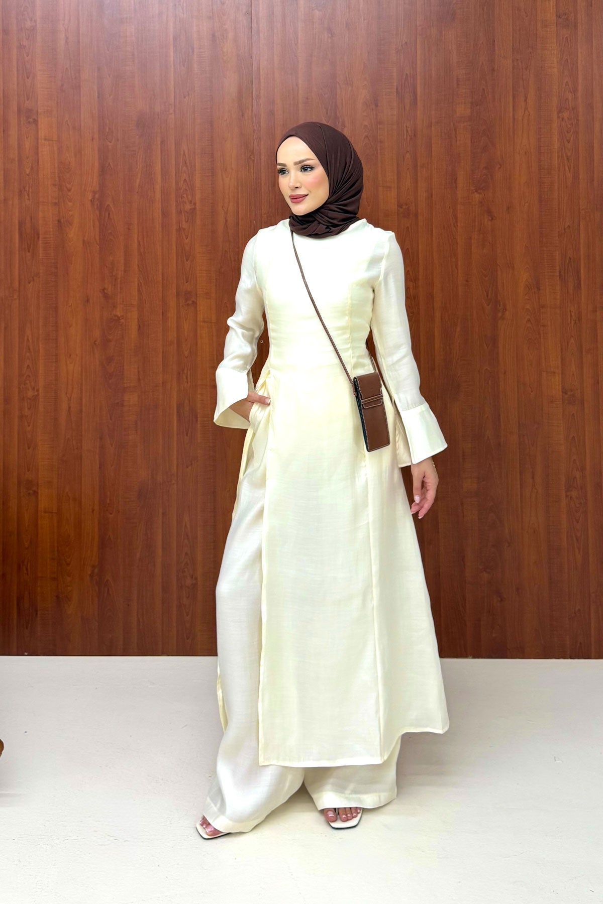 Yırtmaçlı Tunikli Takım 84-6095
