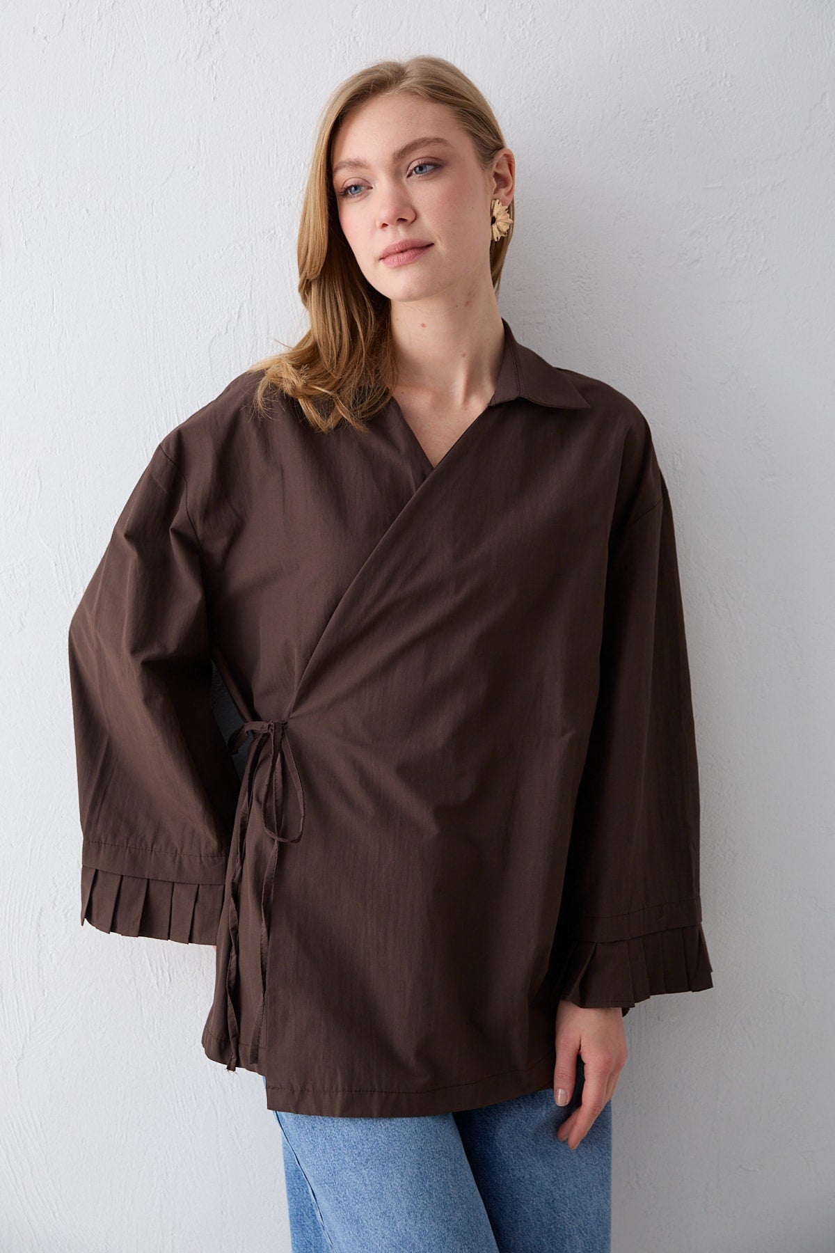 Bağlamalı Poplin Gömlek 3-2301