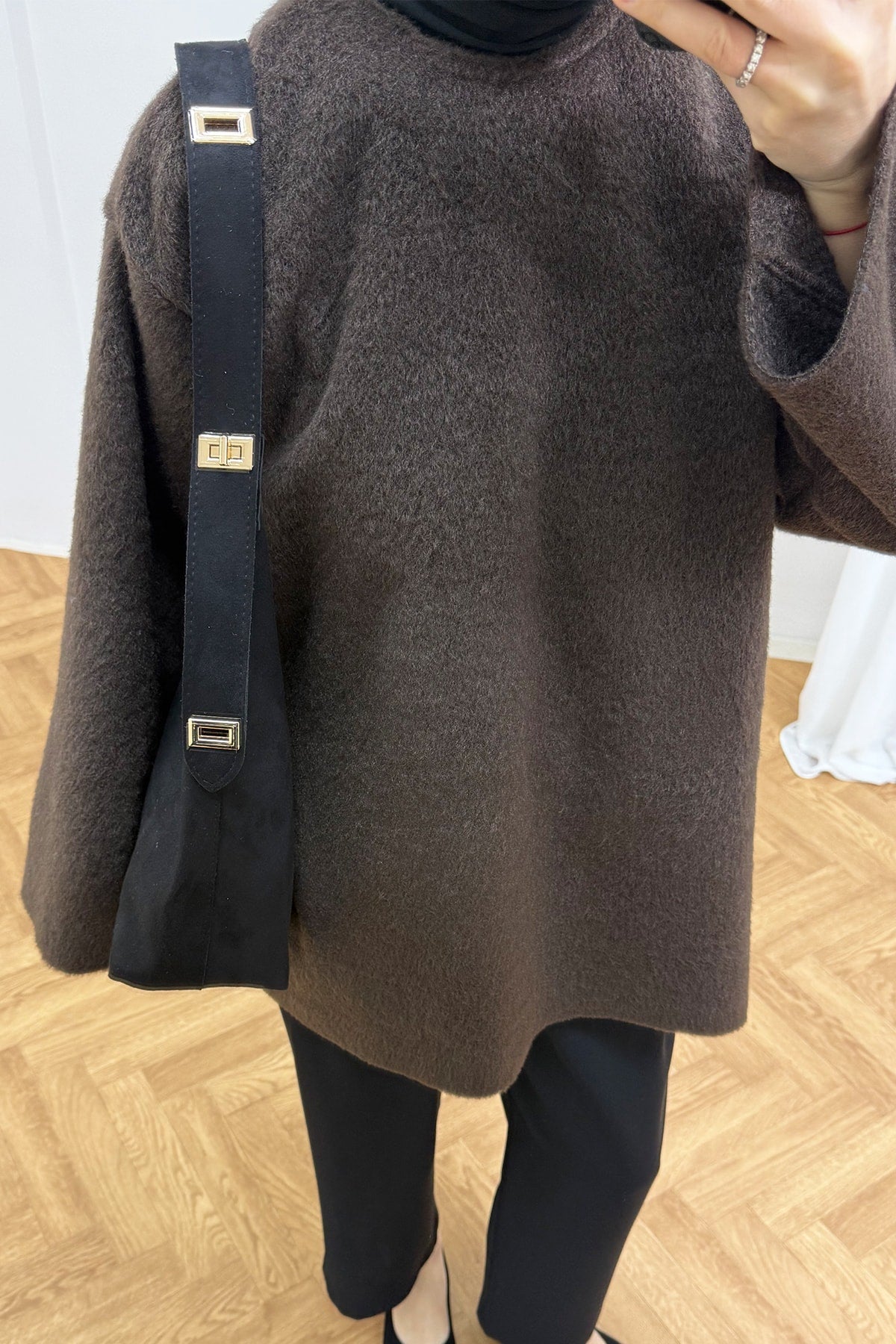 Kemerli Keçe Tunik 3-4617