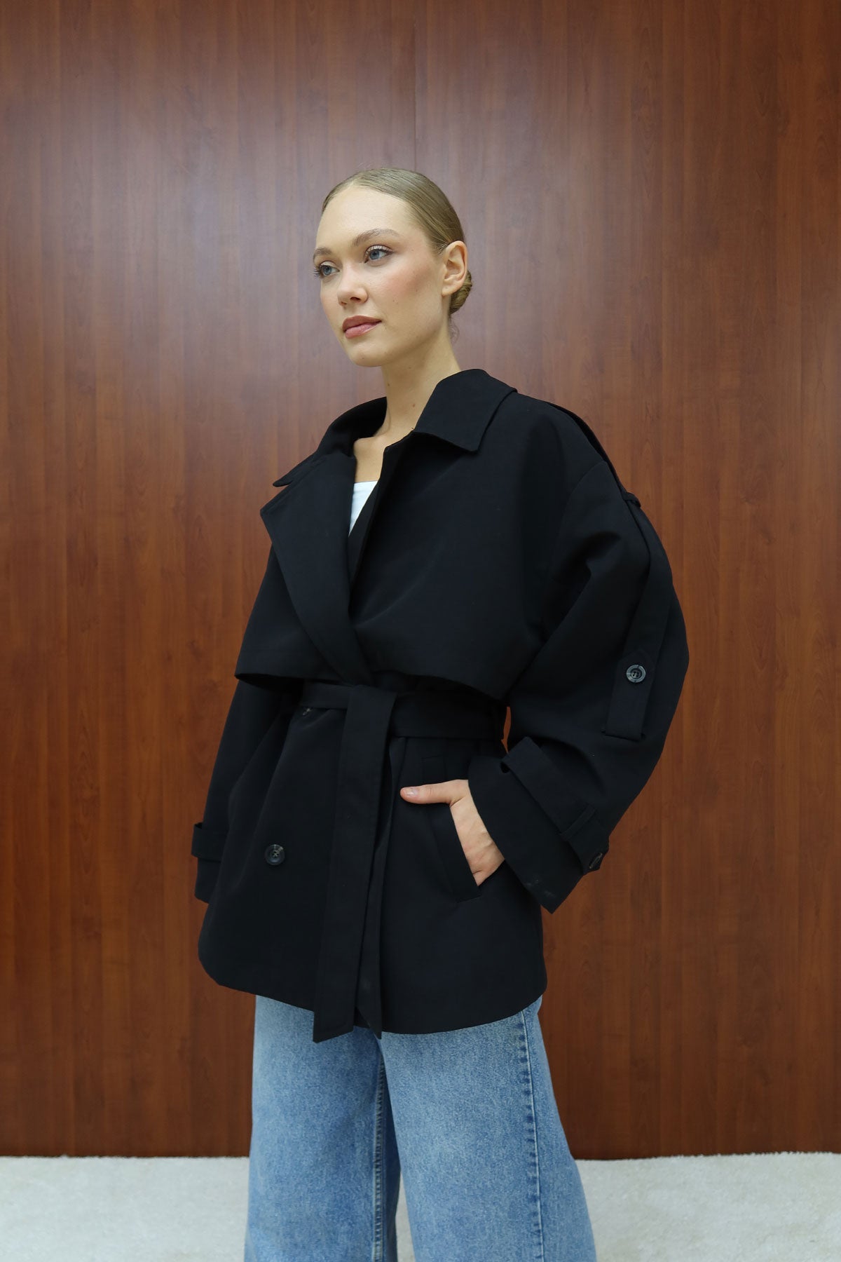 Kısa Oversize Trench 12-70164