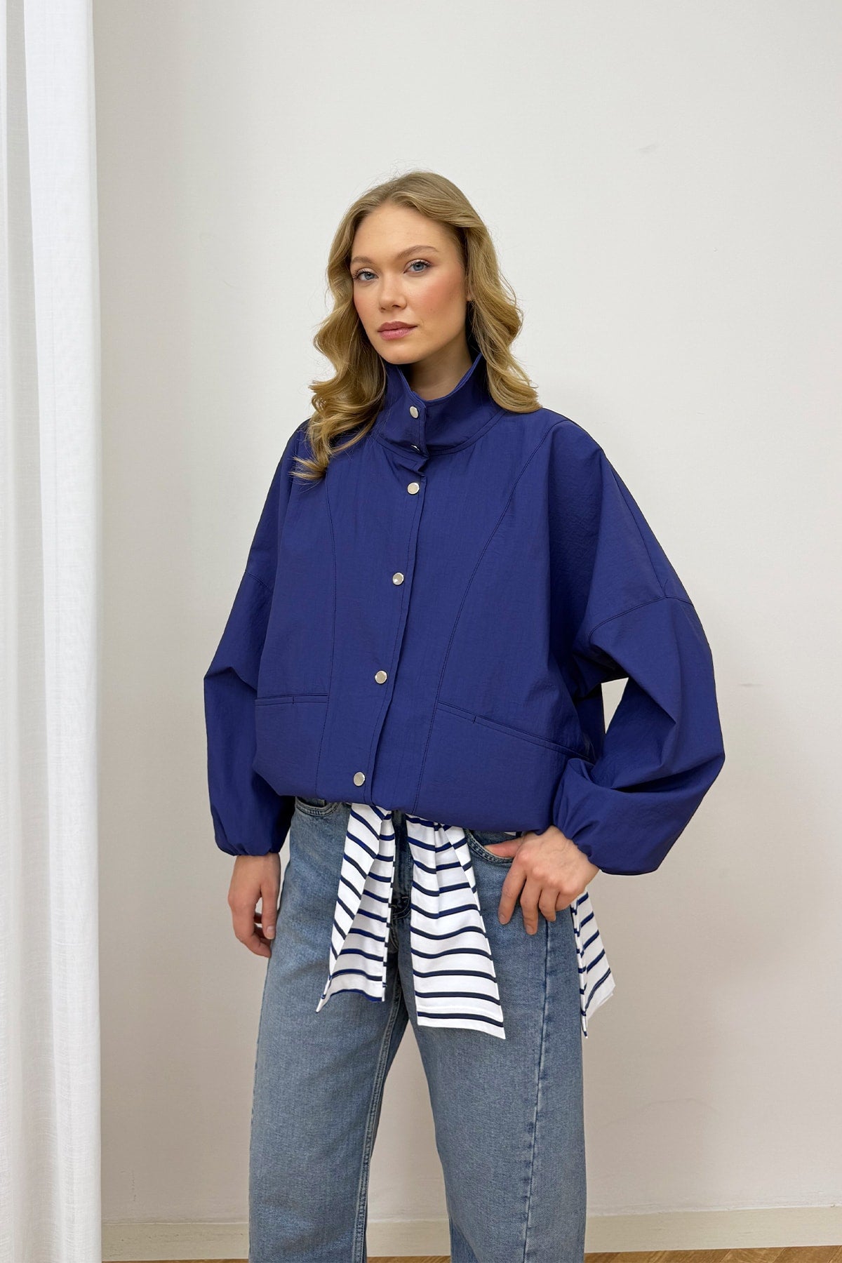Çıtçıtlı Bomber Ceket 12-70207