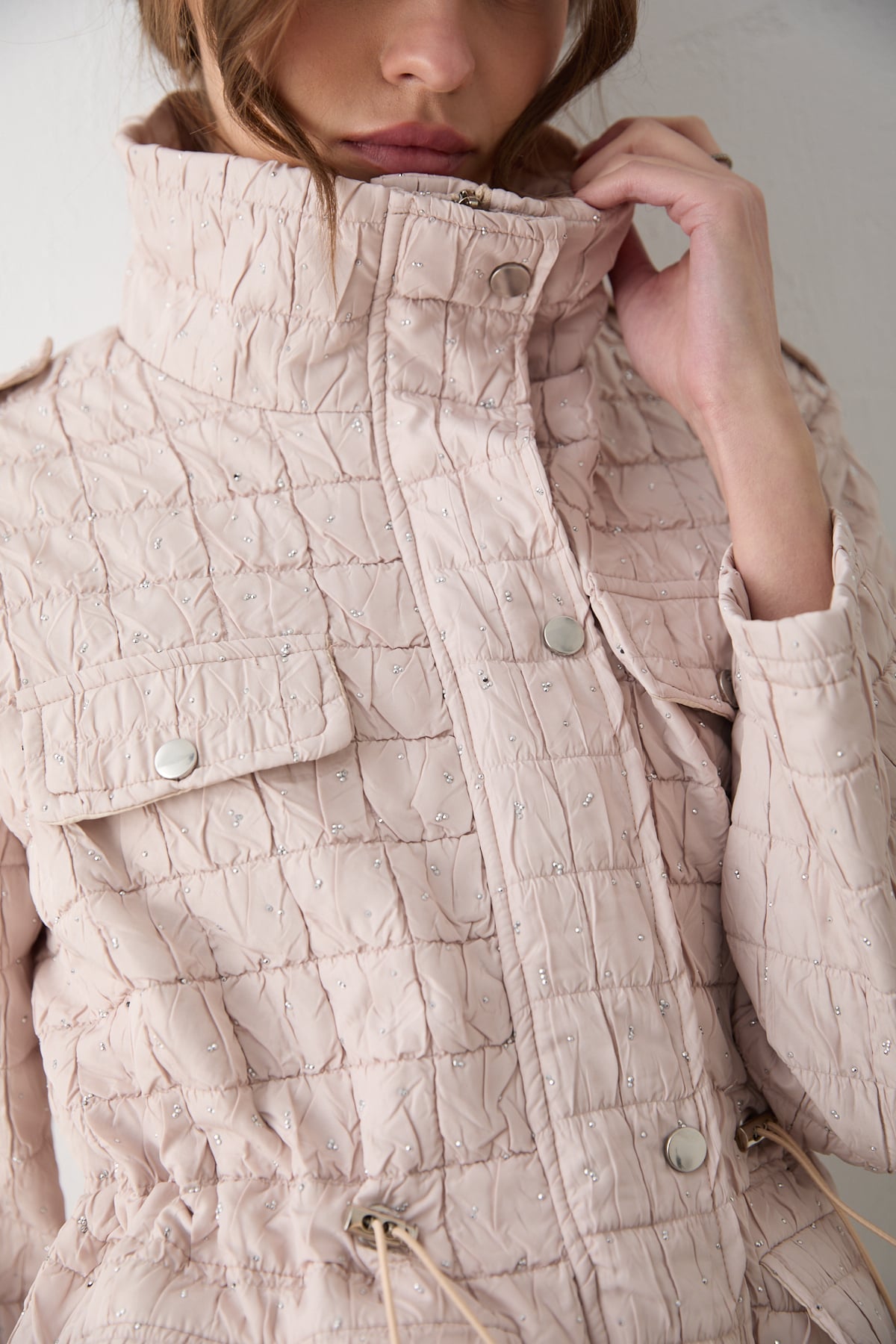 Kapitone Taşlı Kap 32-2661