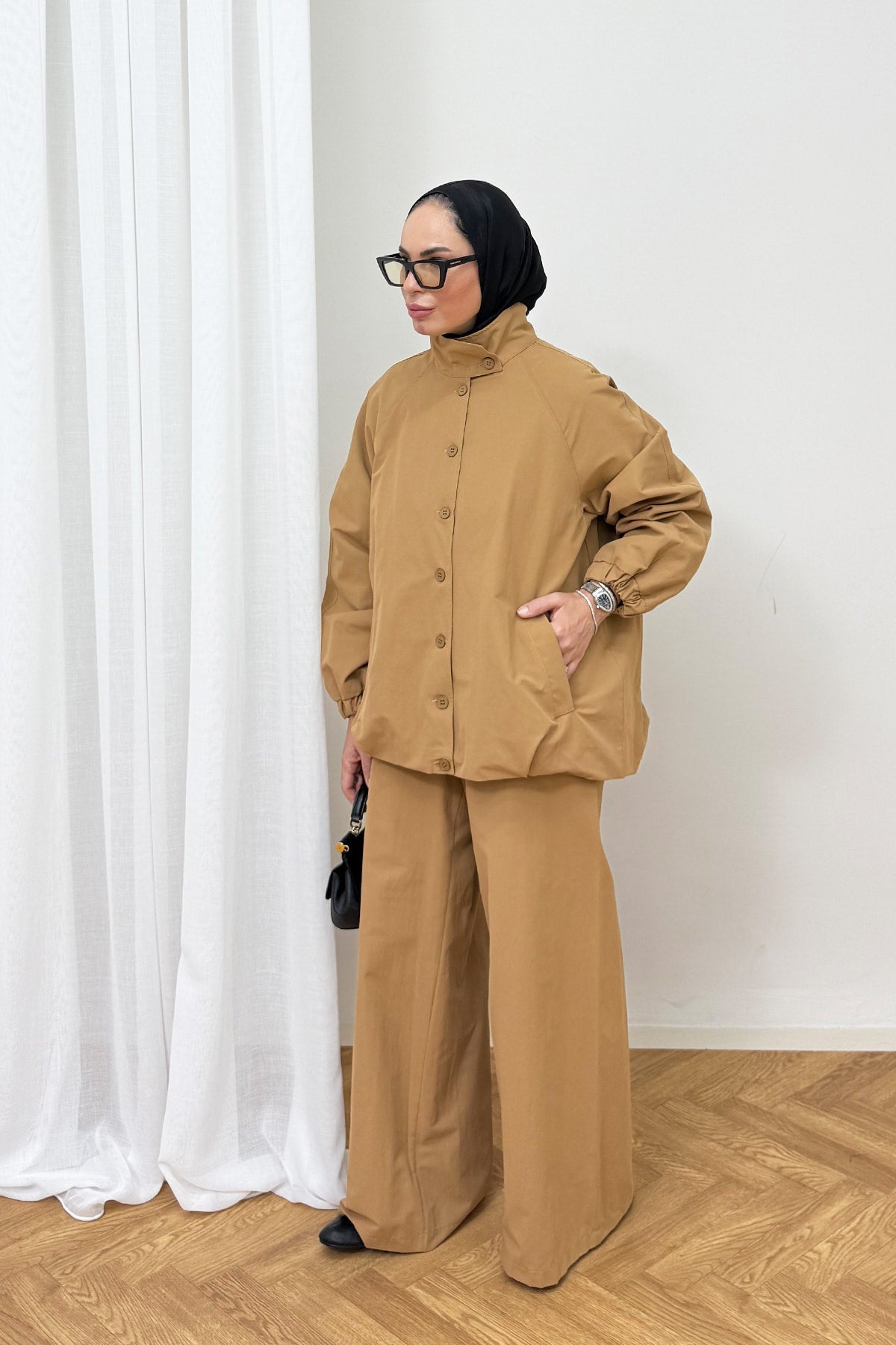 Trench Pantolonlu Takım 3-4578