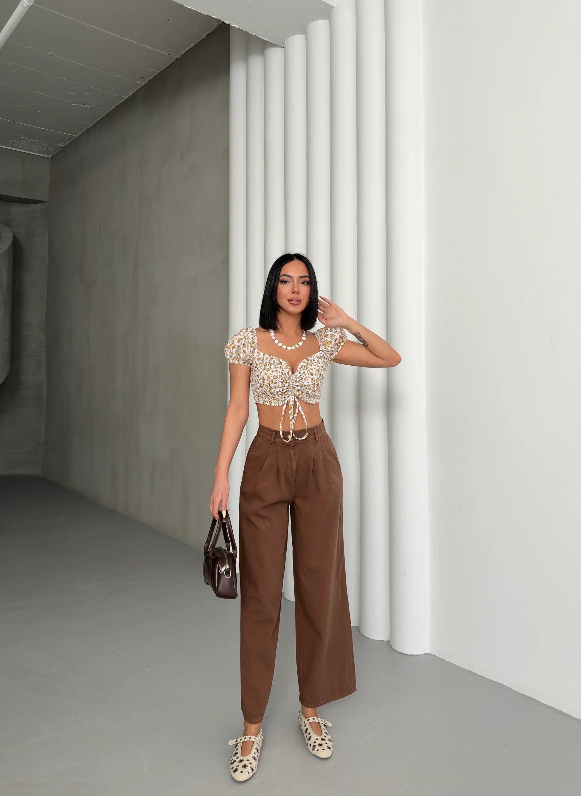 Sade Gabardin Pantolon