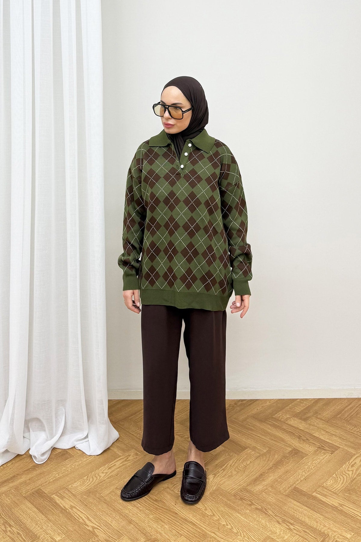 Desenli Triko Kazak 87-25790