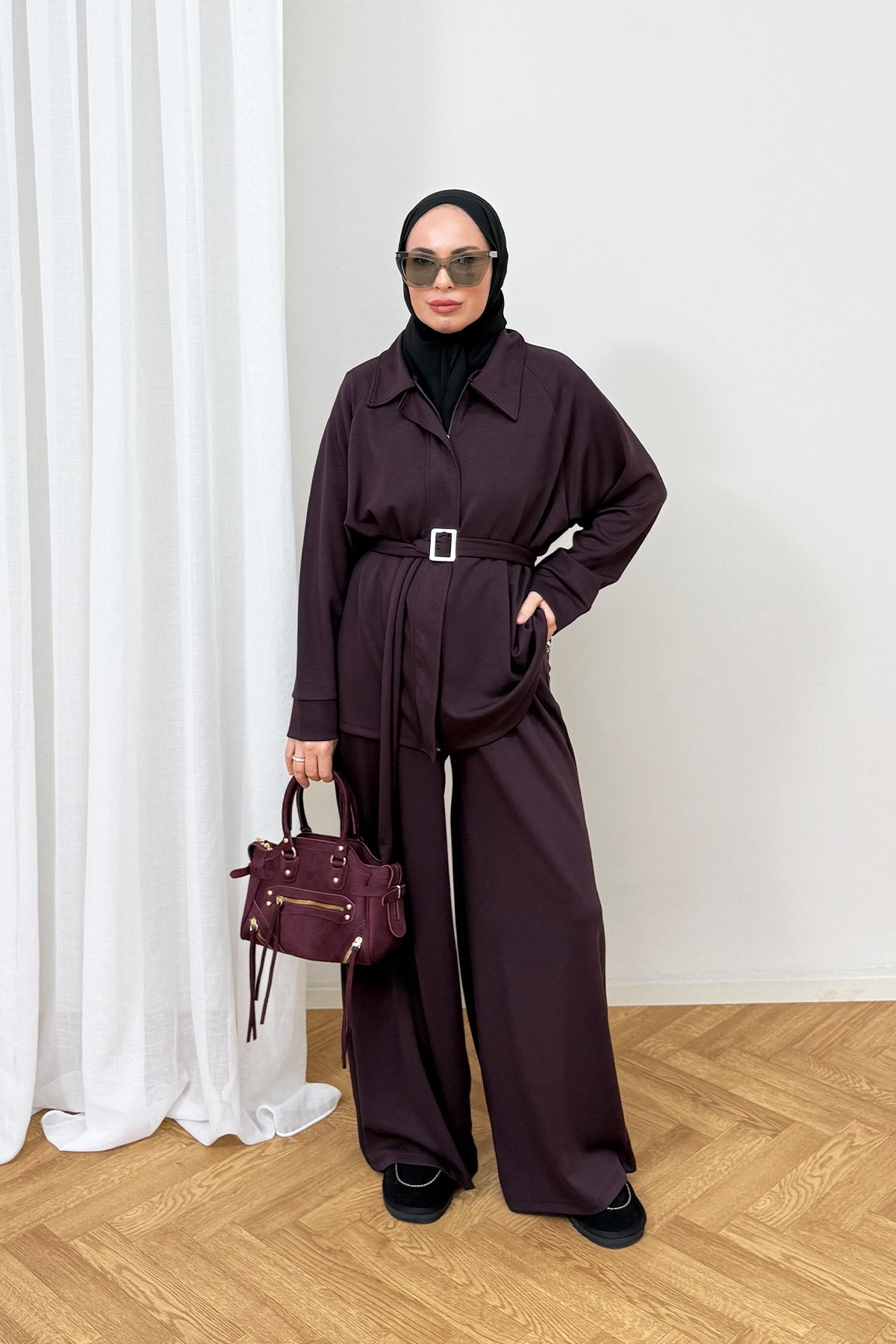 Kuşaklı Modal Takım 68-6613