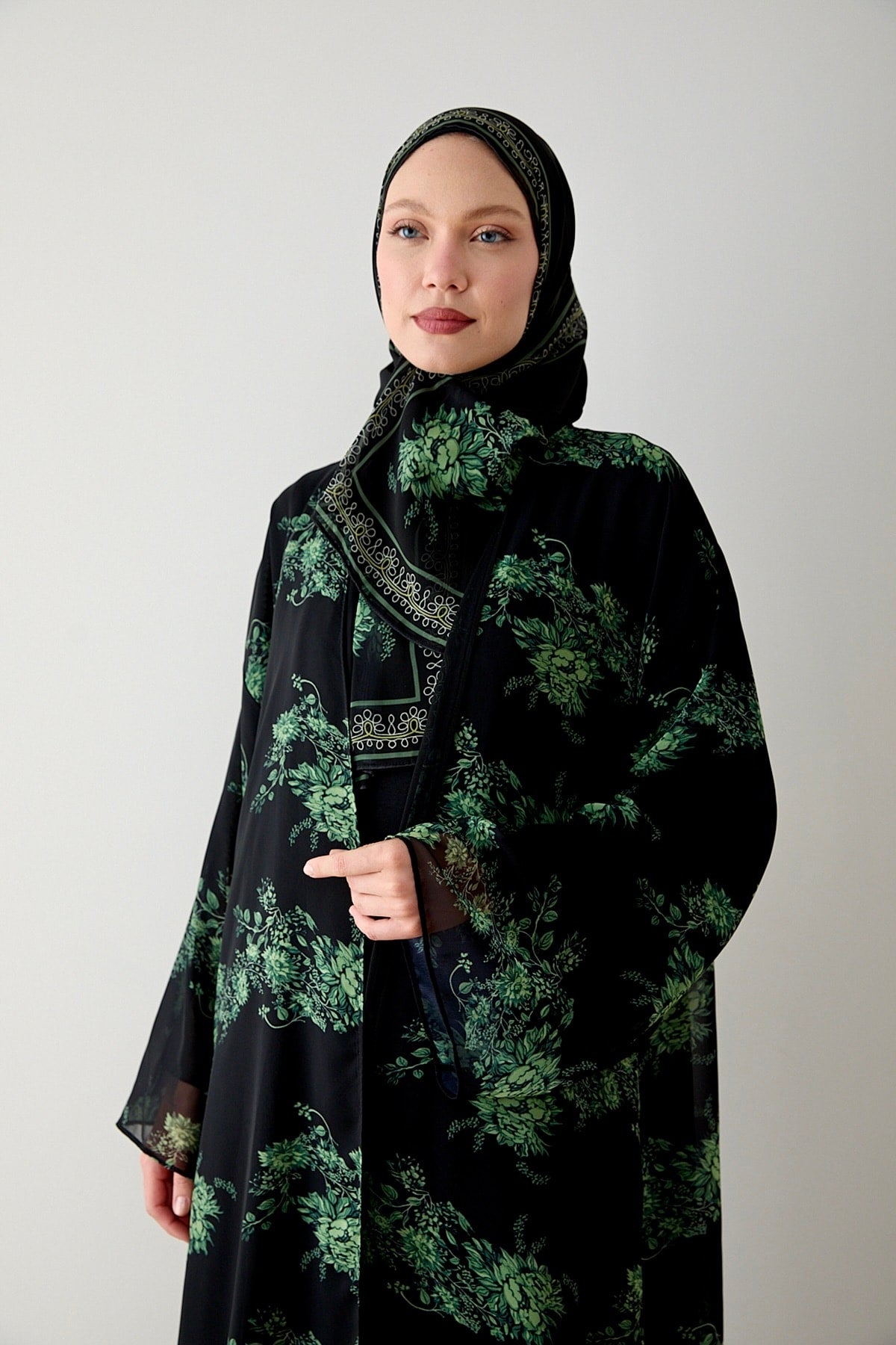 Abaya Şal Takım 12-39101