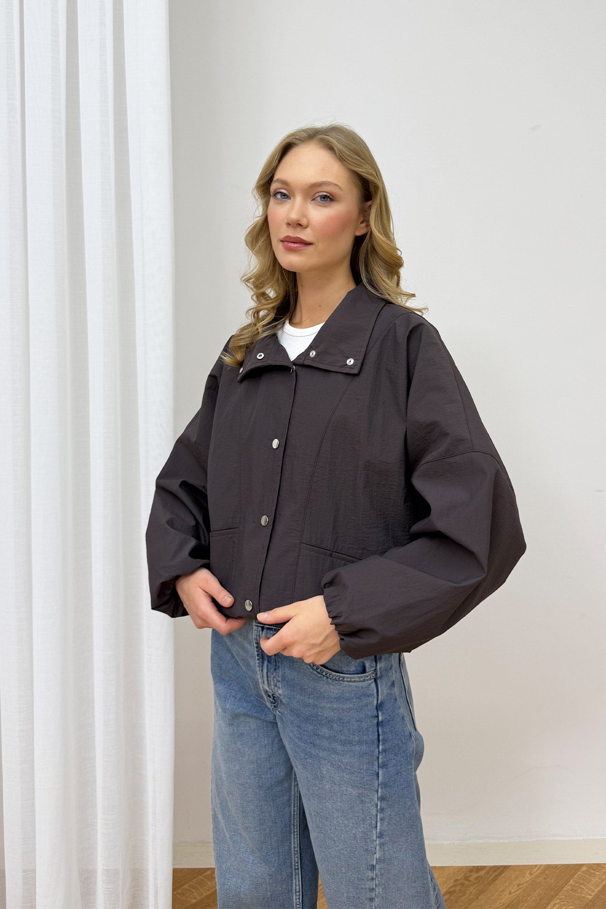 Çıtçıtlı Bomber Ceket 12-70207