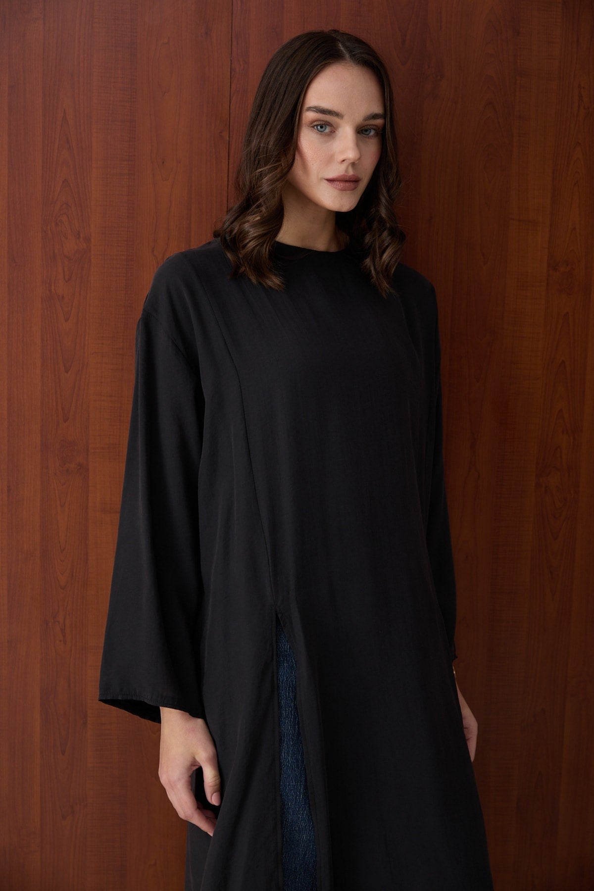 Yırtmaçlı Modal Tunik 32-2880