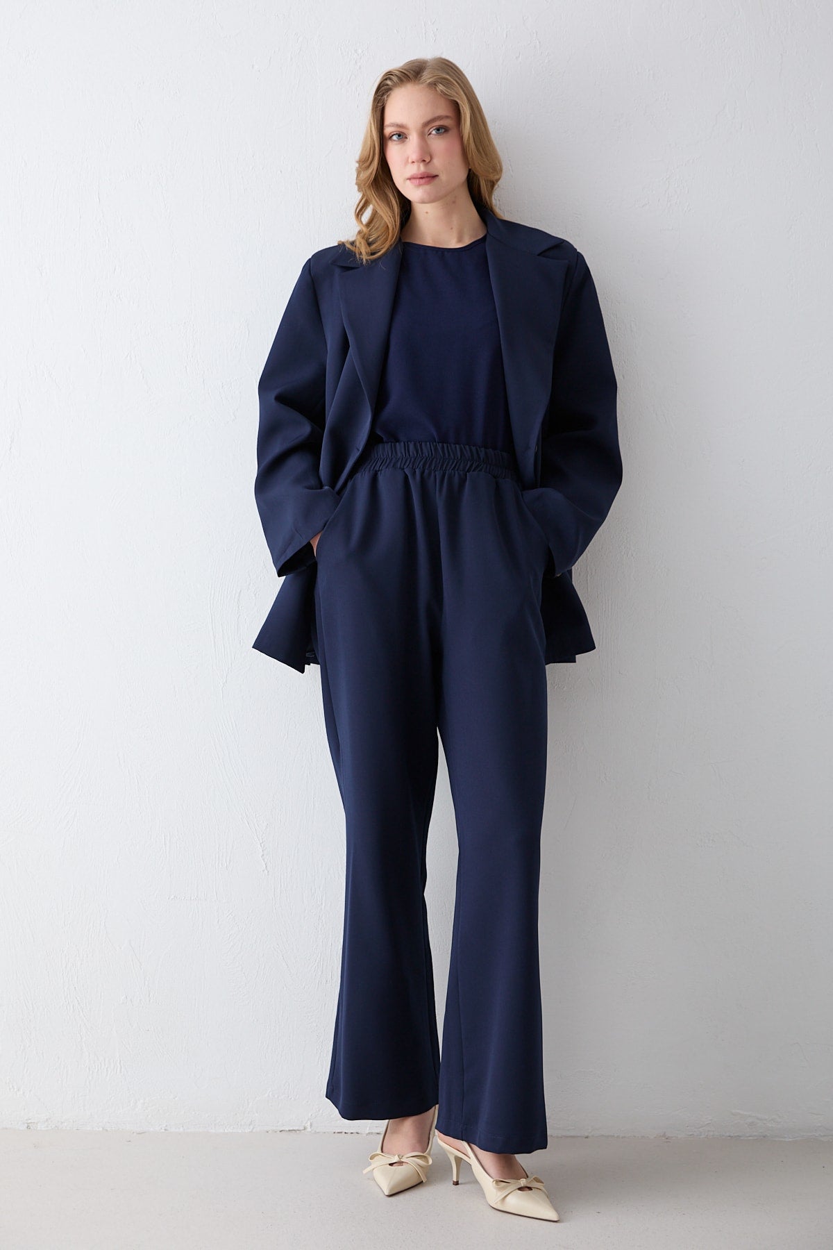 Oversize Ceketli Takım 32-2734