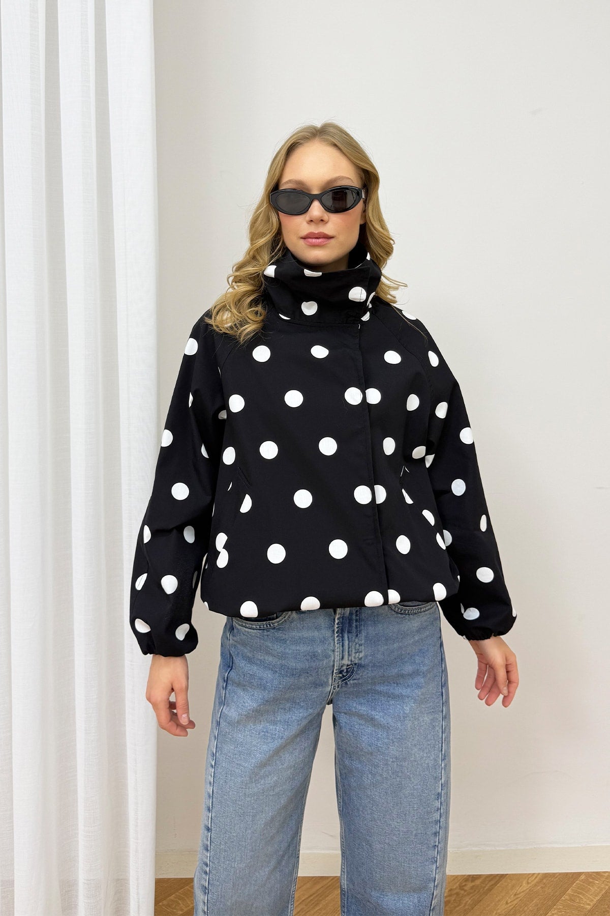Puantiye Bomber Ceket 12-70208