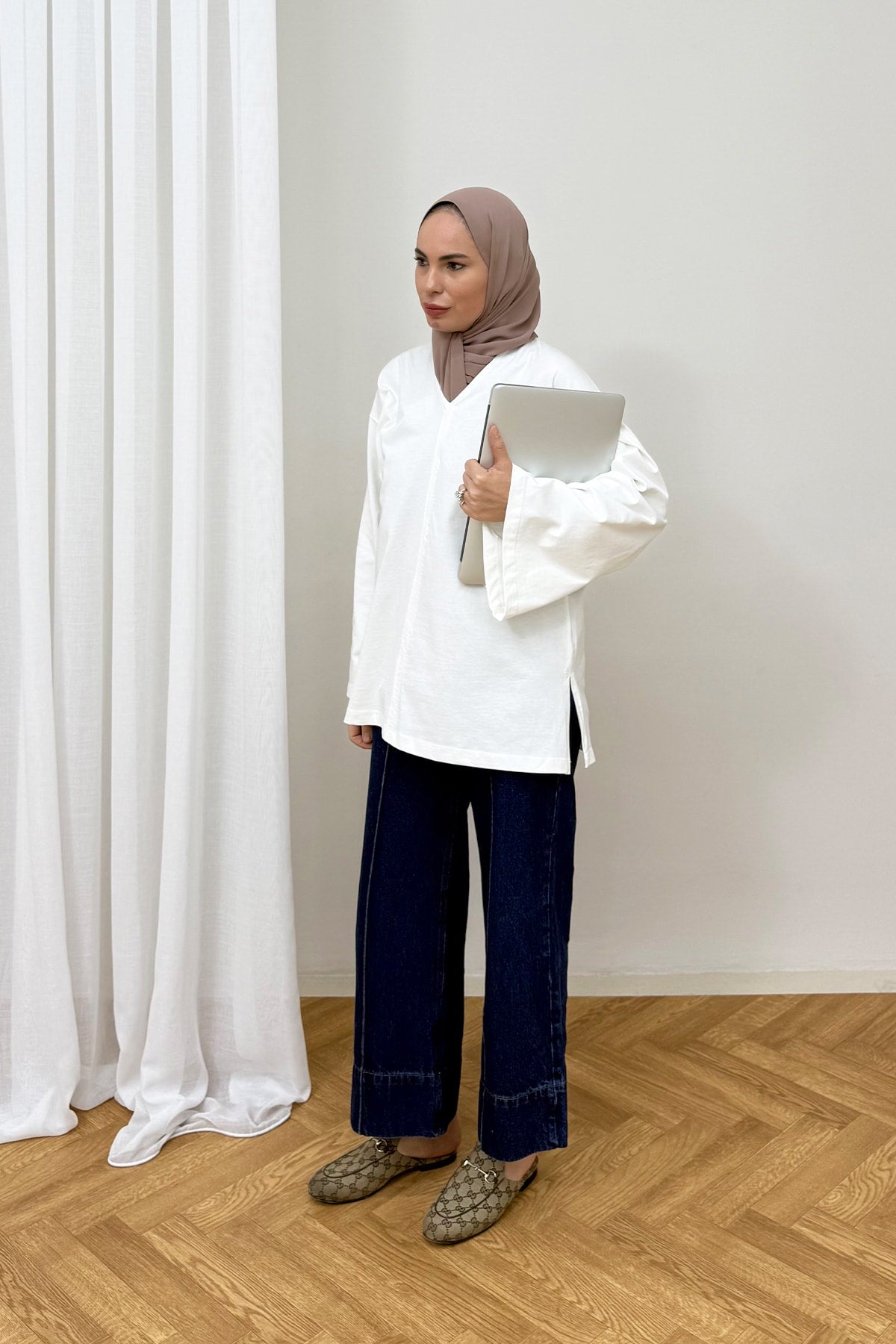 Basic İki İplik Tunik 79-7037