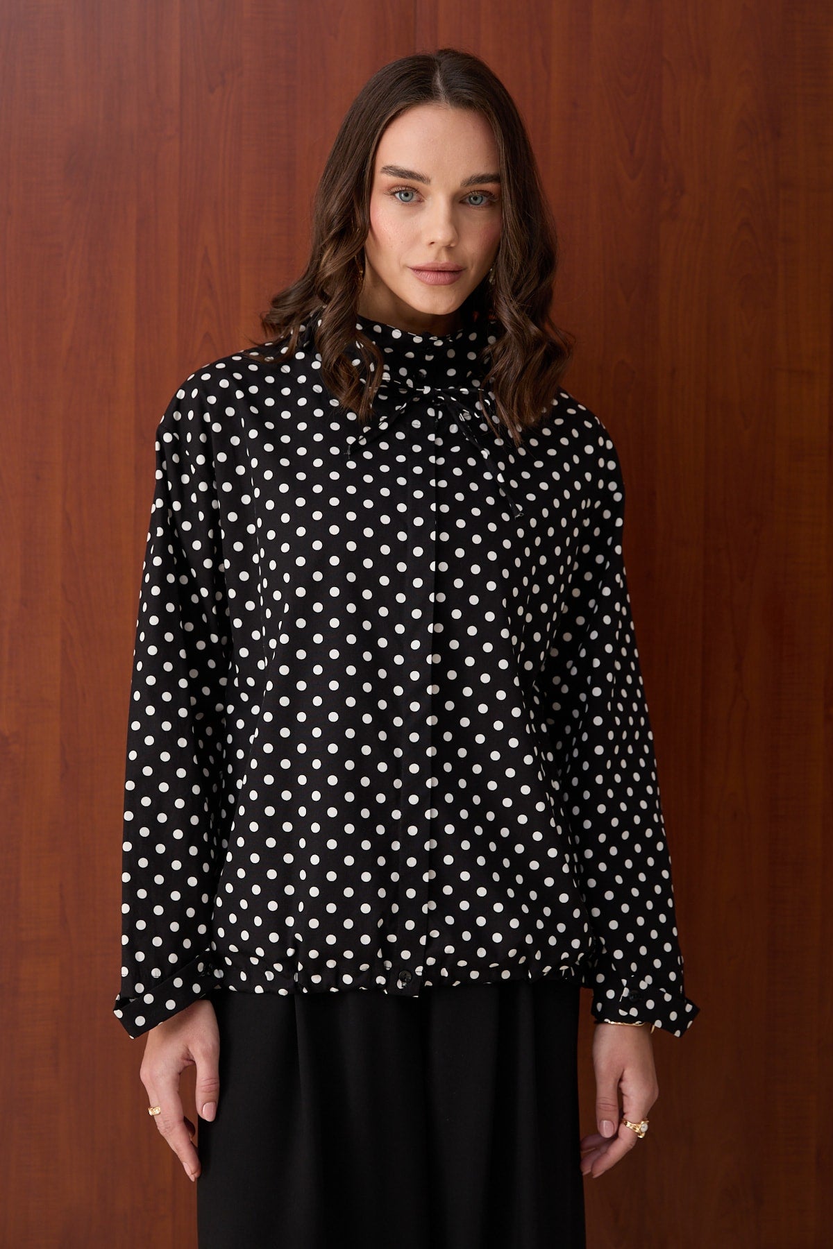 Puantiye Poplin Kap 32-2818