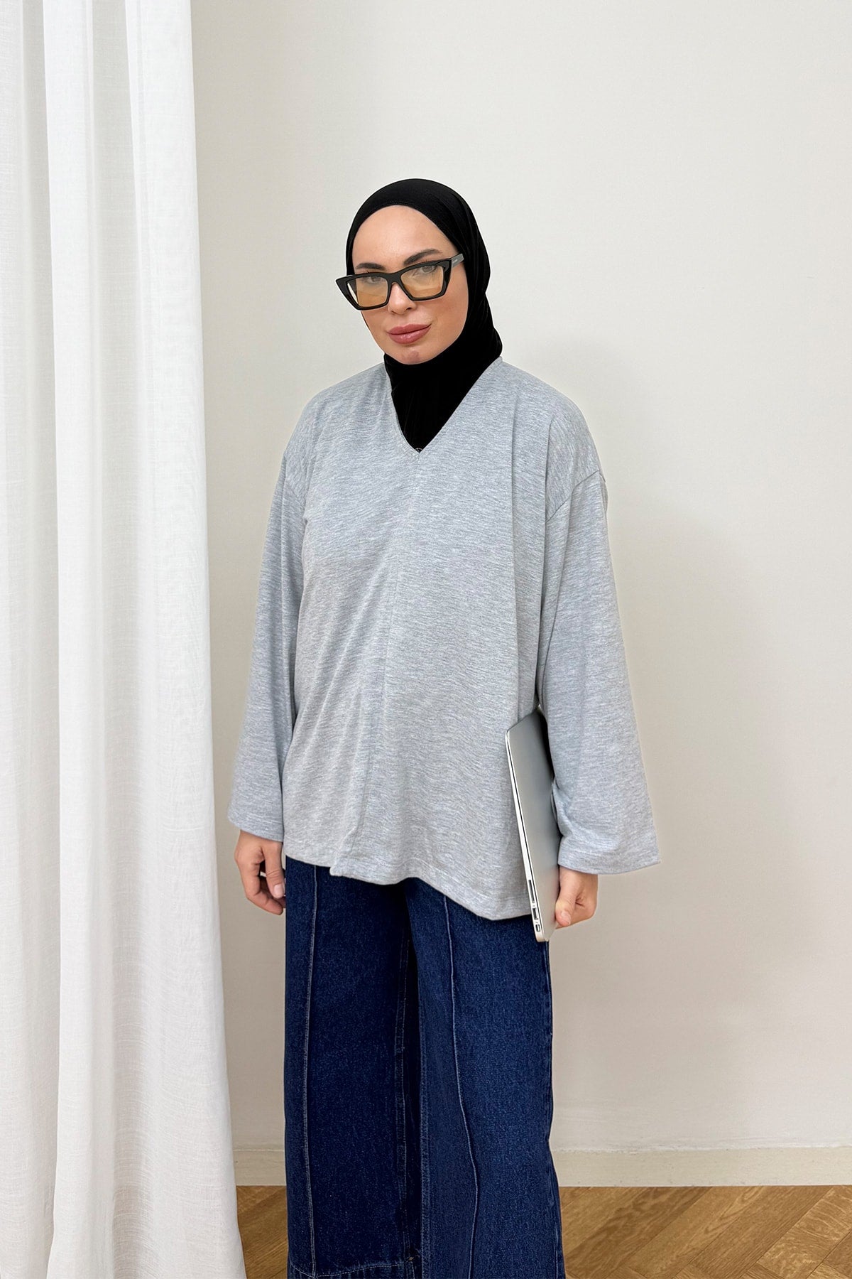 Basic İki İplik Tunik 79-7037