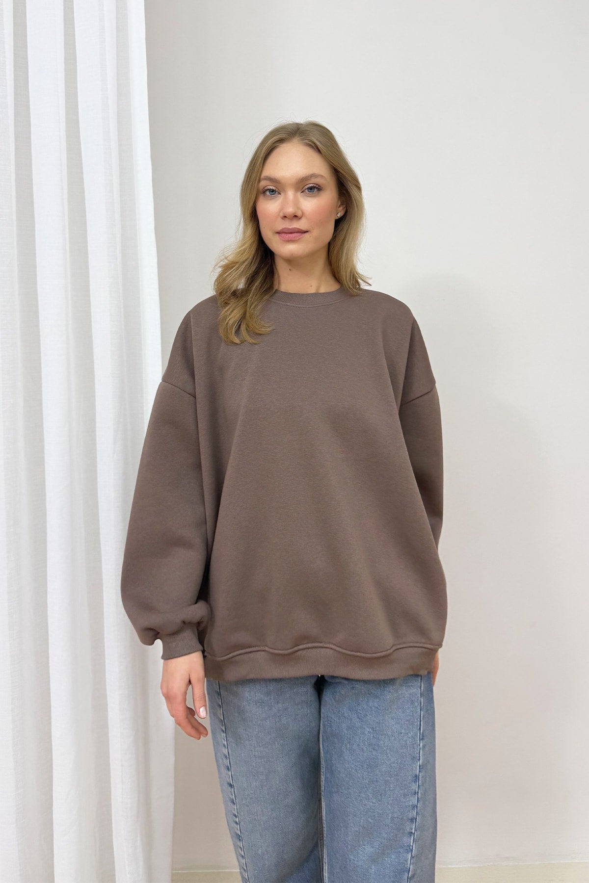 Şardonlu Üç İplik Sweat 102-2762