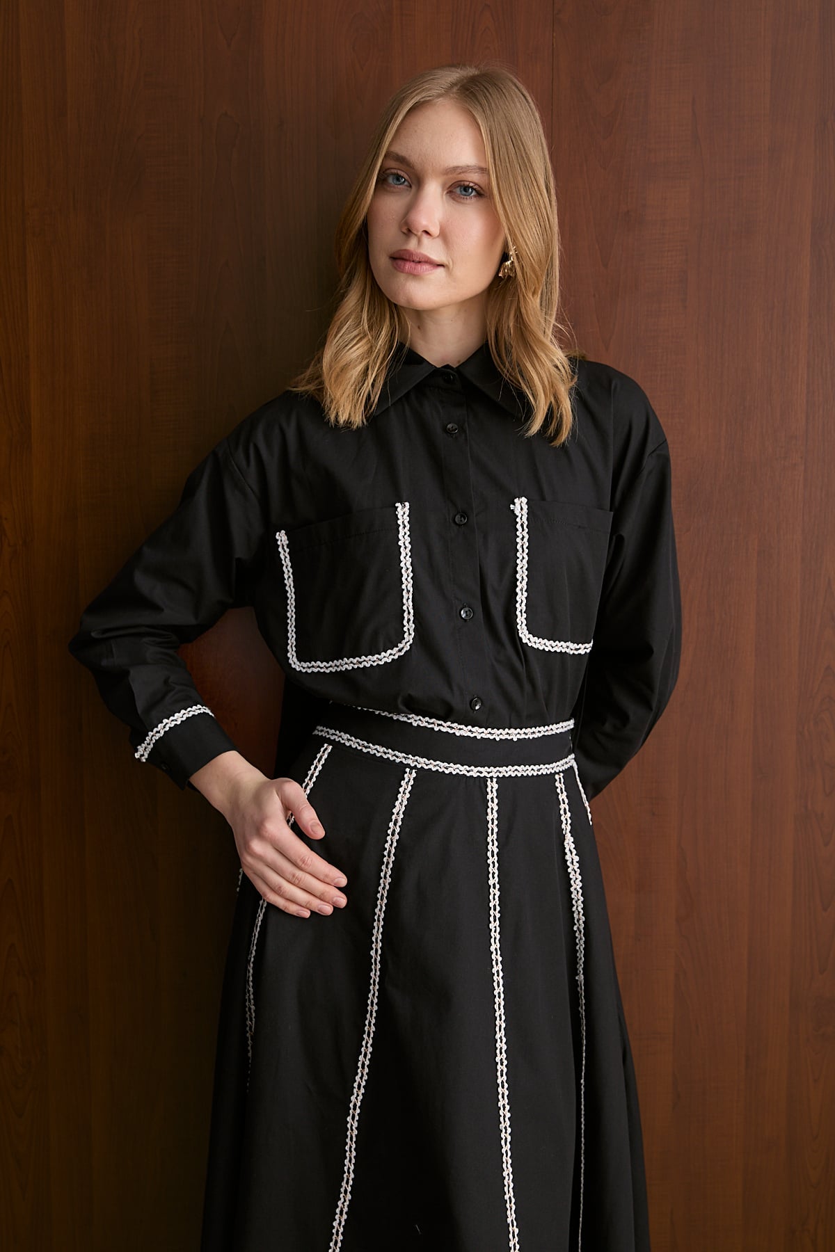 Poplin Etekli Takım 32-2607