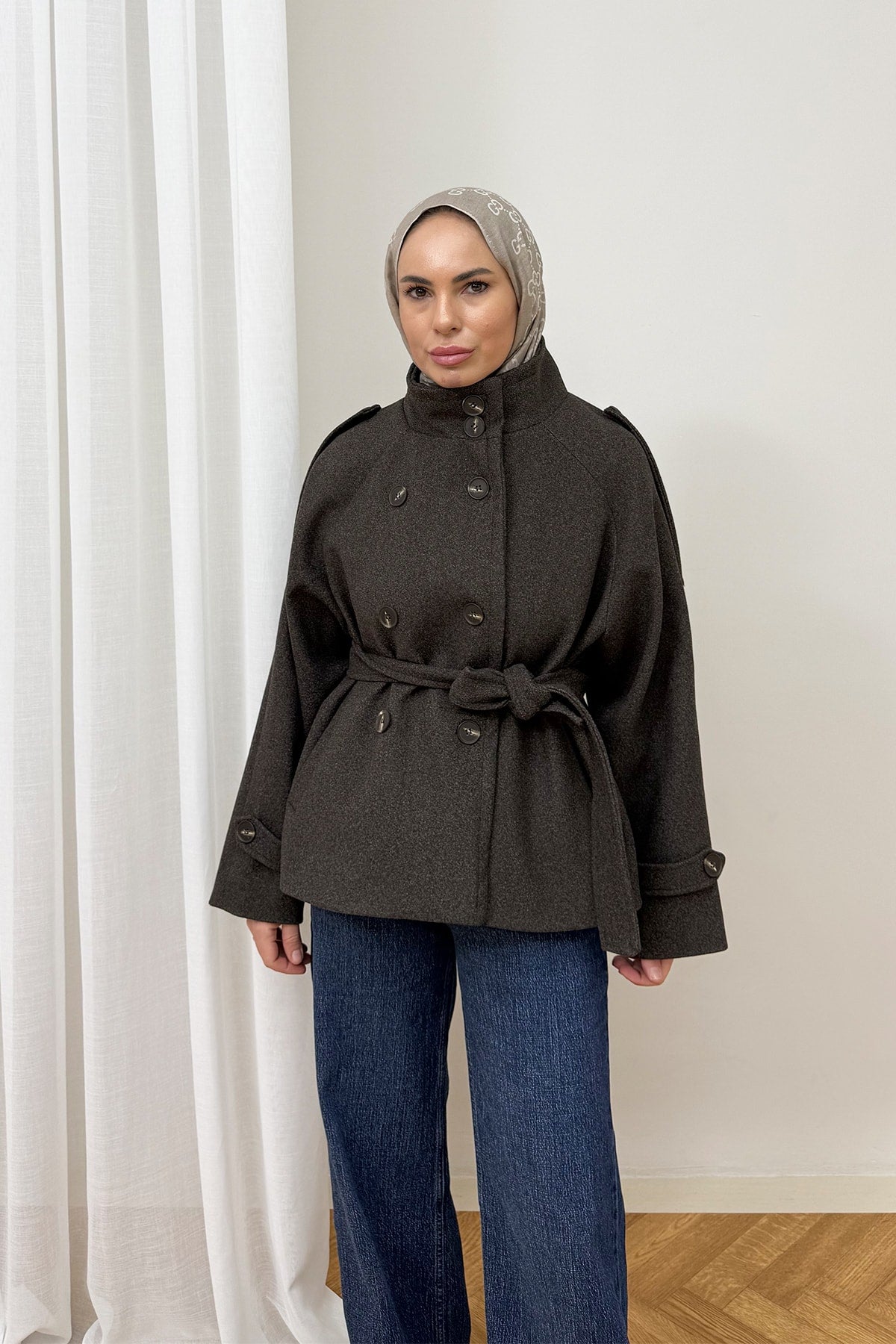 Premium Kaşe Kaban 12-70119