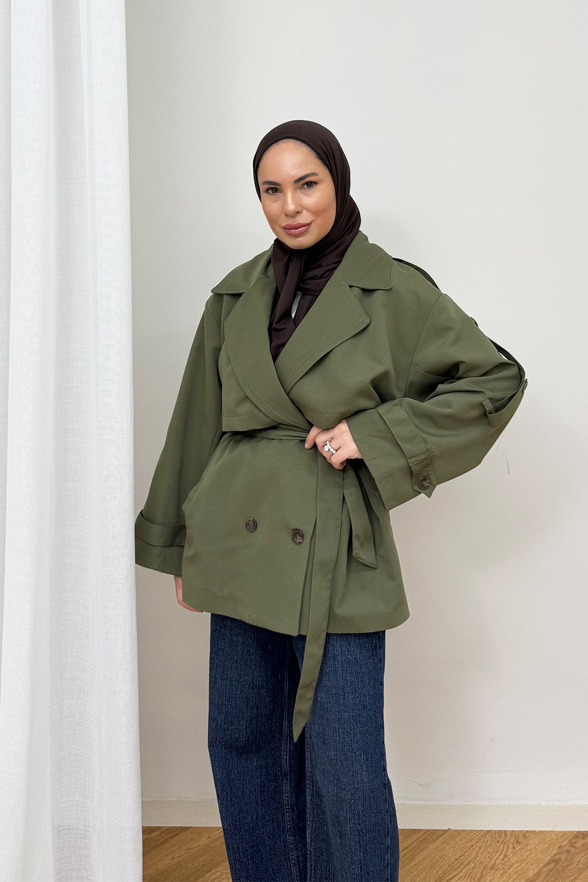 Kısa Oversize Trench 12-70164-1