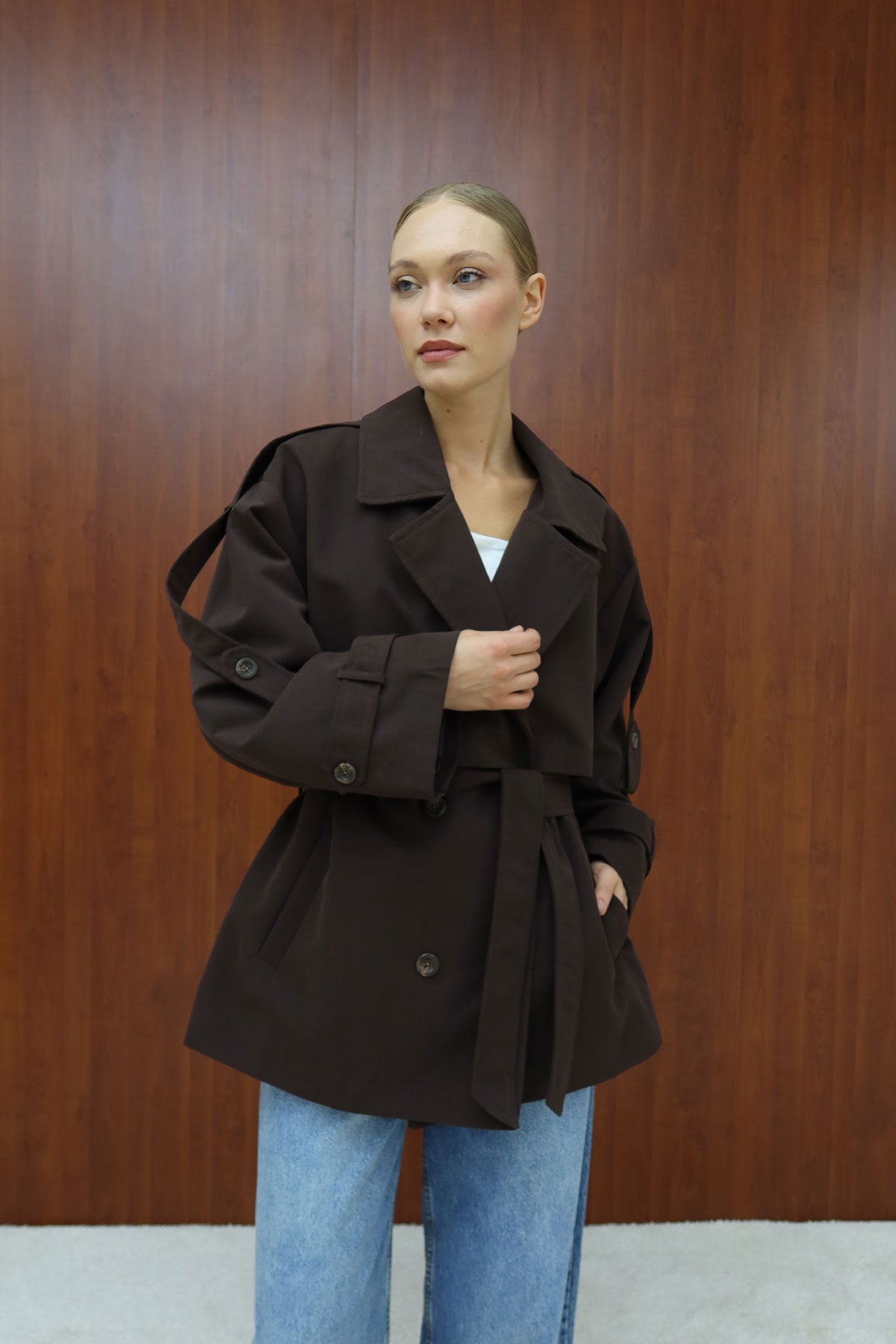 Kısa Oversize Trench 12-70164