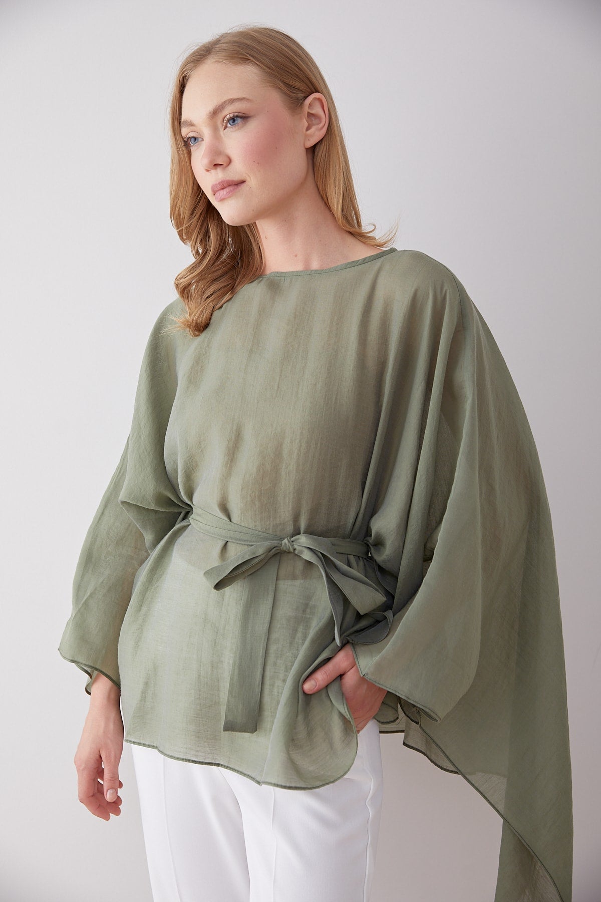 Tül Pelerin Tunik 32-2917