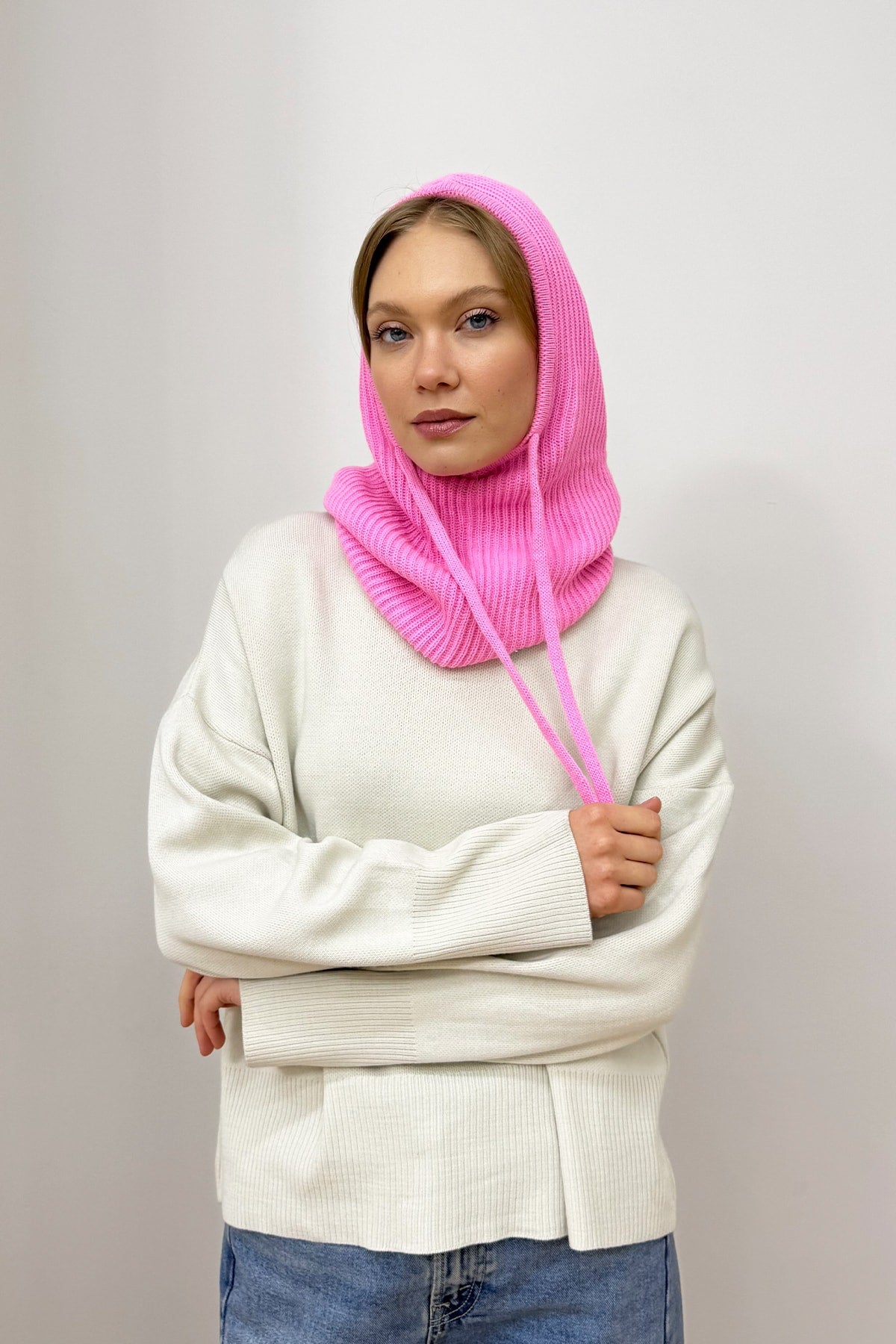 Triko Balaklava Şapka 94-22155