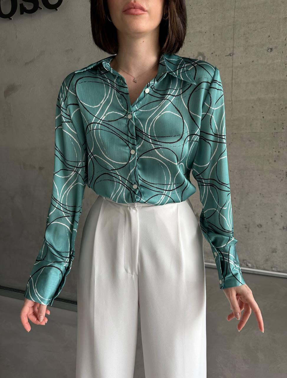 Polka Dot Pattern Shirt