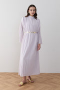 Belted Voile Crash Dress 32-2884