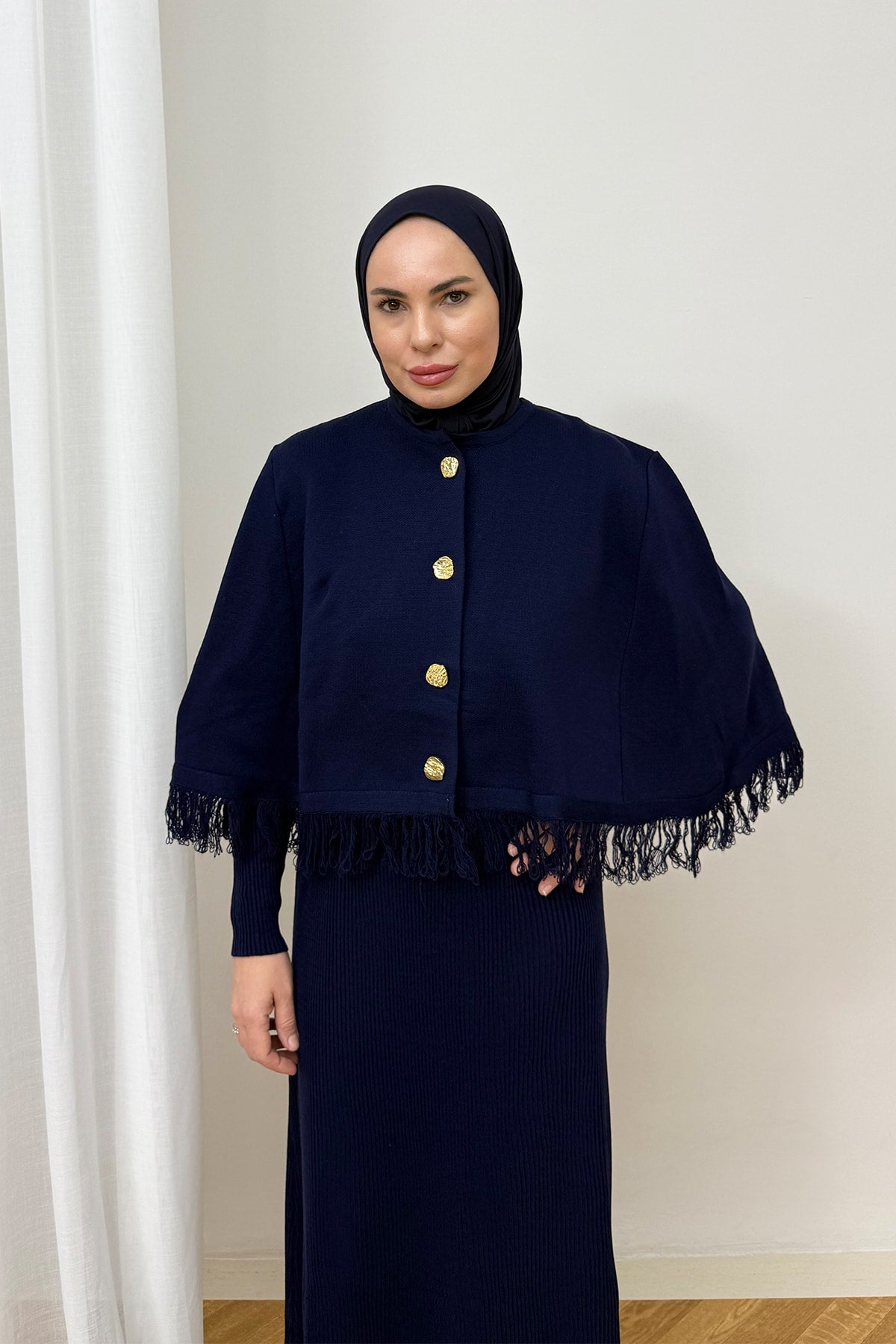 İkili Triko Elbise 87-25880