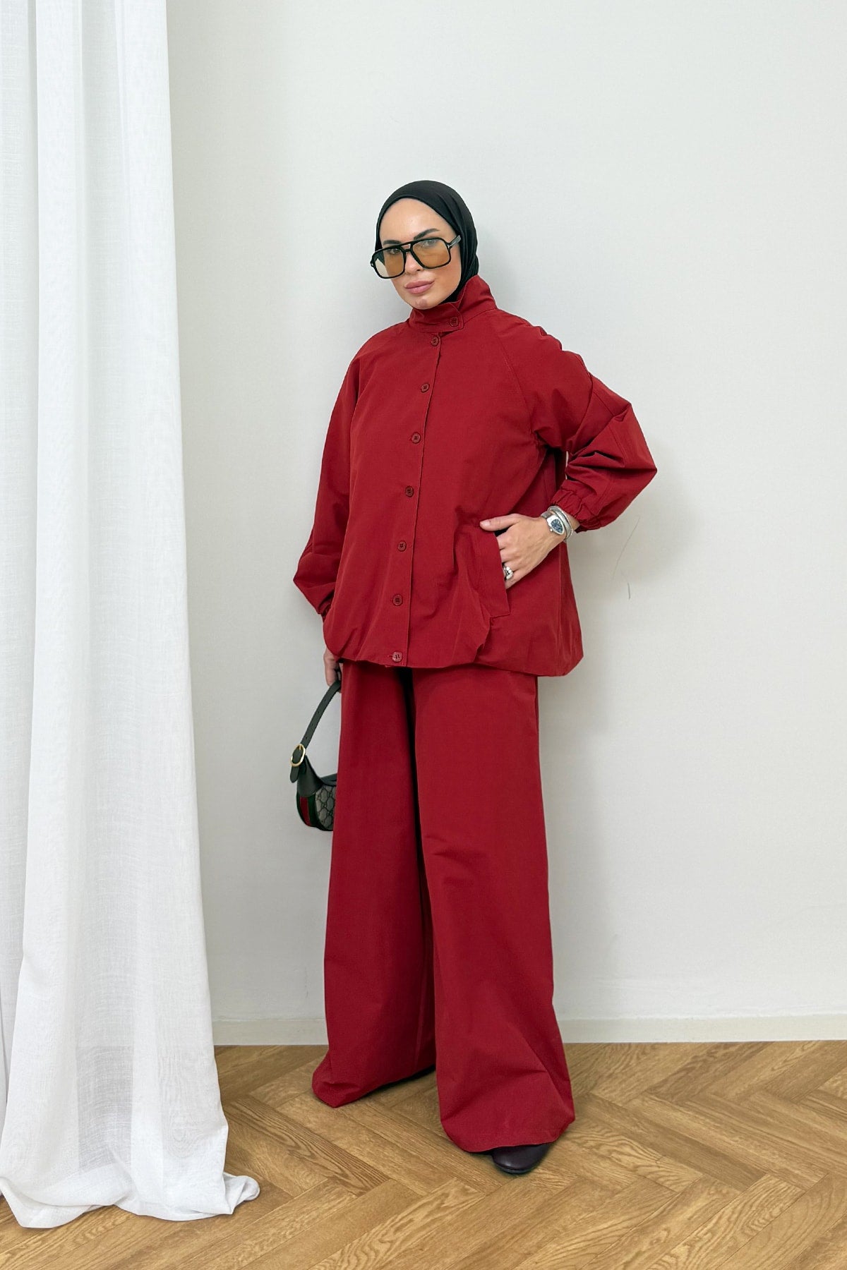 Trench Pantolonlu Takım 3-4578