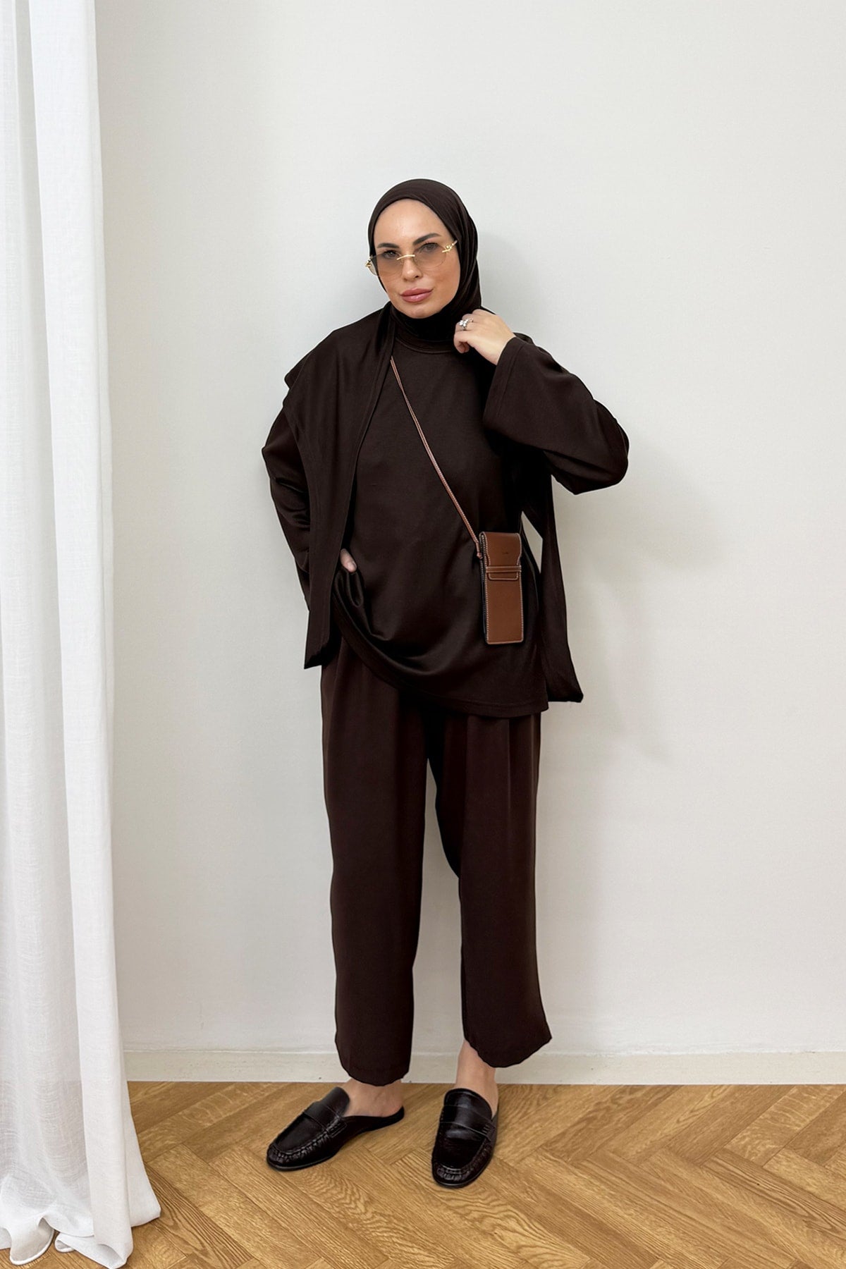 Şal Detaylı Tunik 3-4585