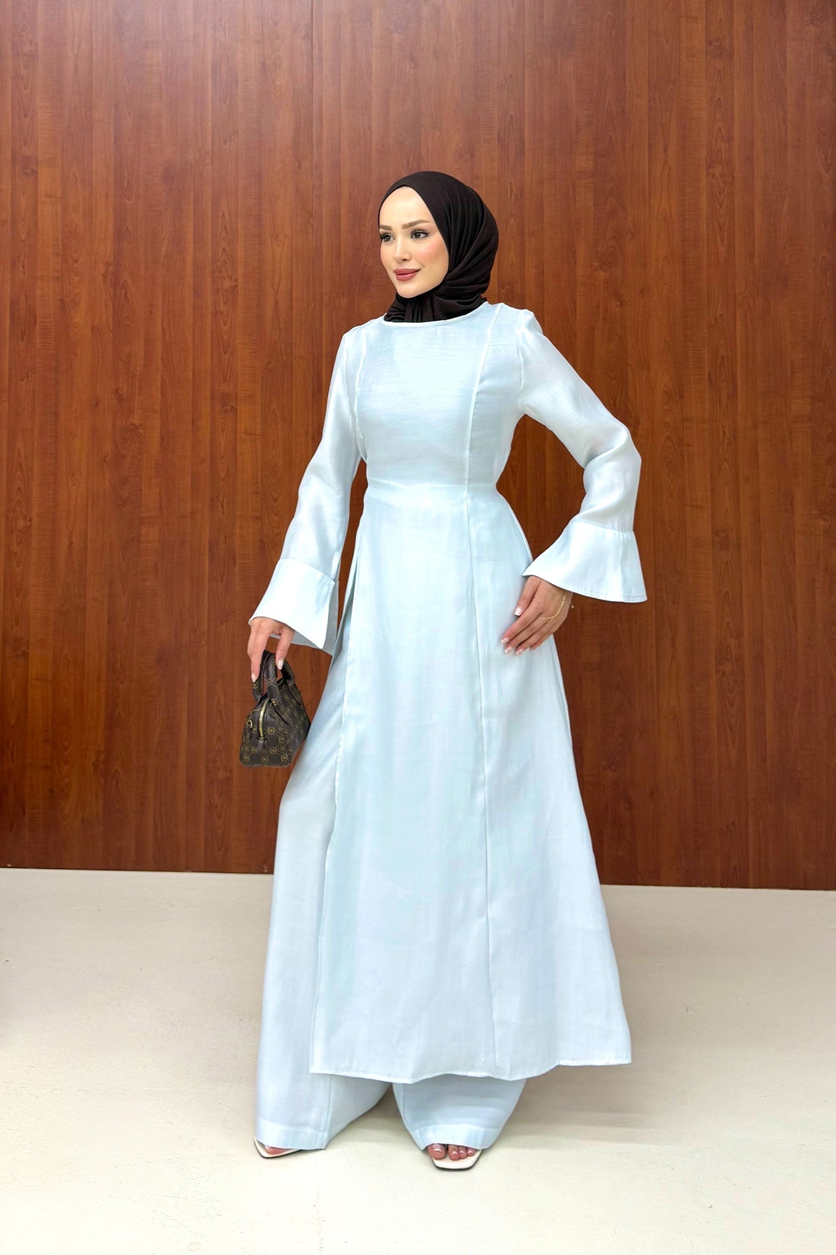 Yırtmaçlı Tunikli Takım 84-6095