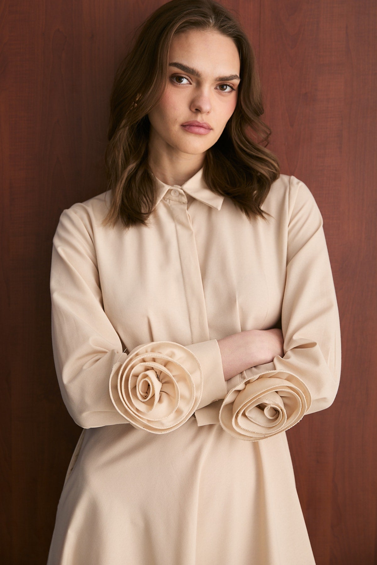Poplin Elbise 32-2739