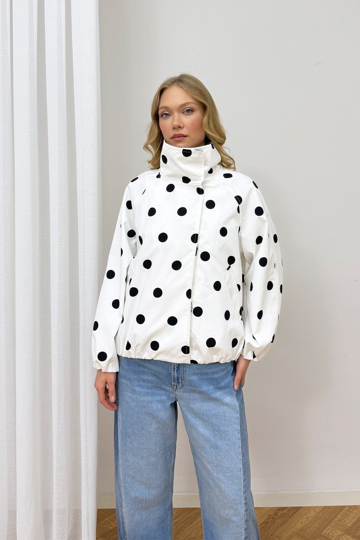 Puantiye Bomber Ceket 12-70208