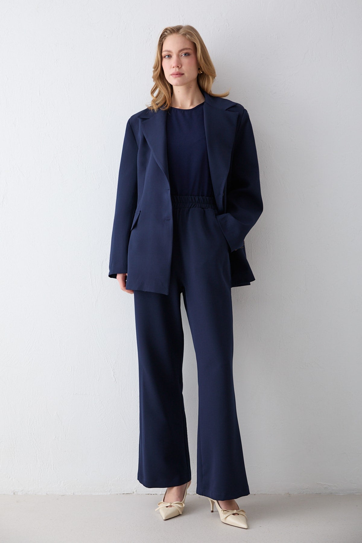 Oversize Ceketli Takım 32-2734