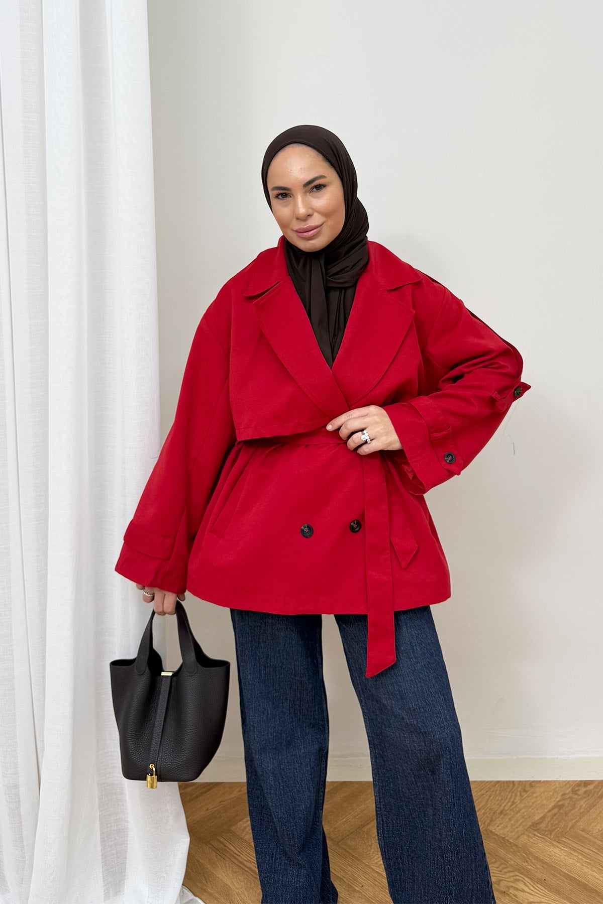 Kısa Oversize Trench 12-70164-1