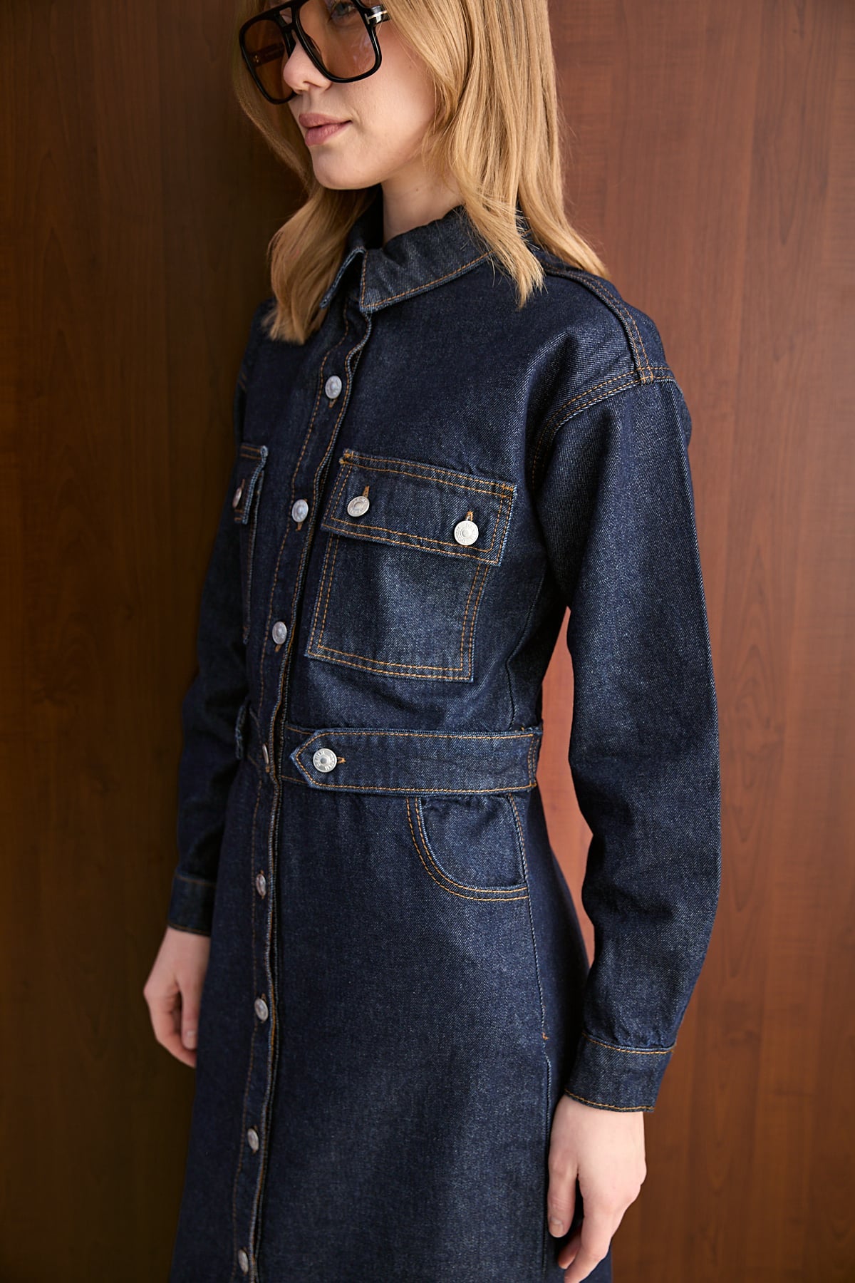Denim Elbise 32-8100