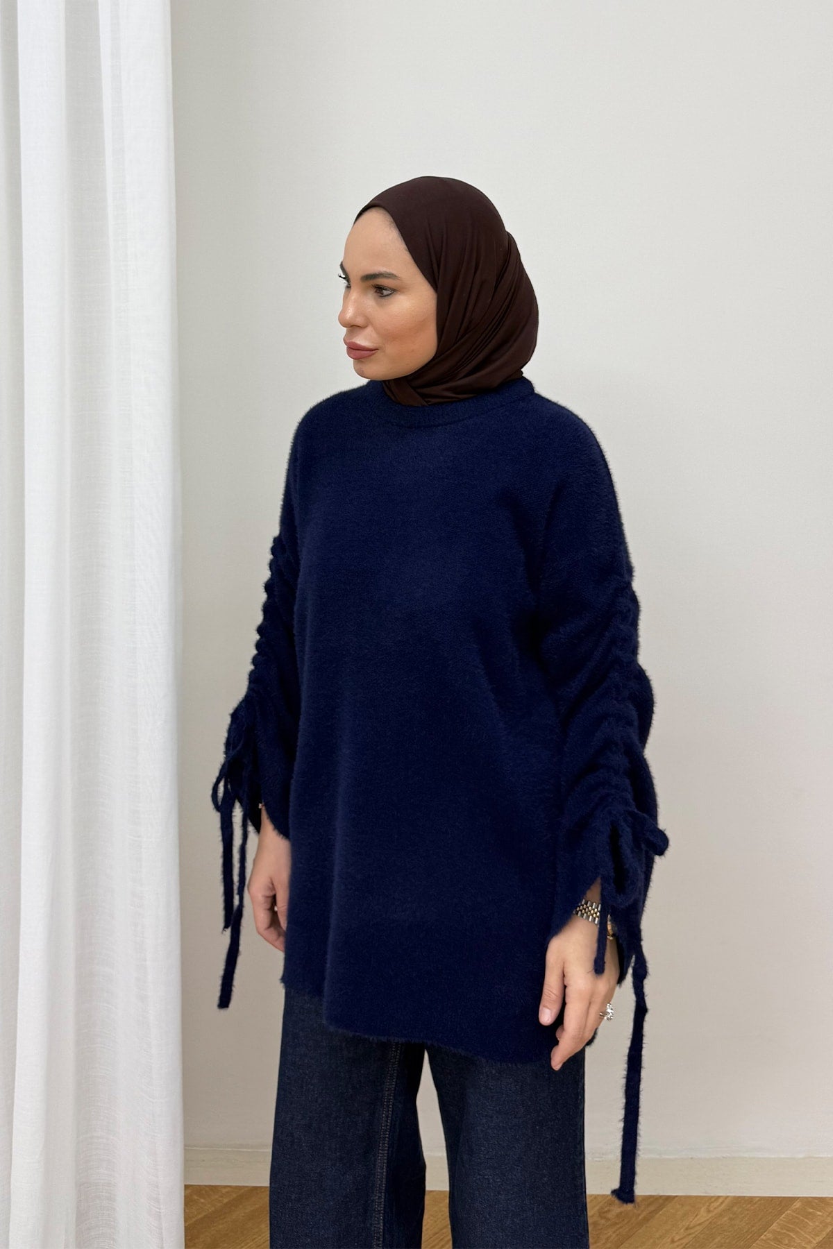 Kolu Bağlamalı Triko Kazak 80-8426