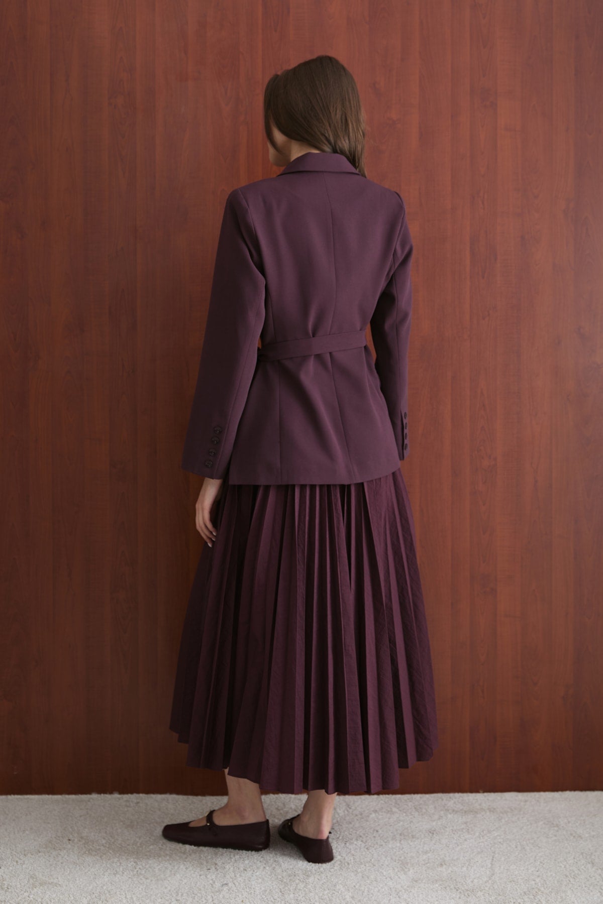 Piliseli Ceket Elbise 32-2687