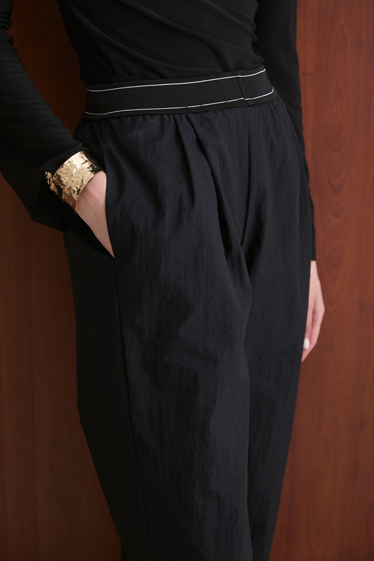 Lastik Detaylı Pantolon 32-2736